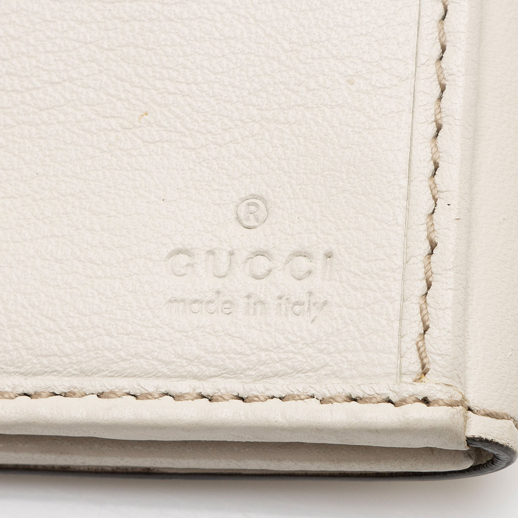 Gucci GG Canvas Heart Script Continental Wallet (SHF-6kTDdx)