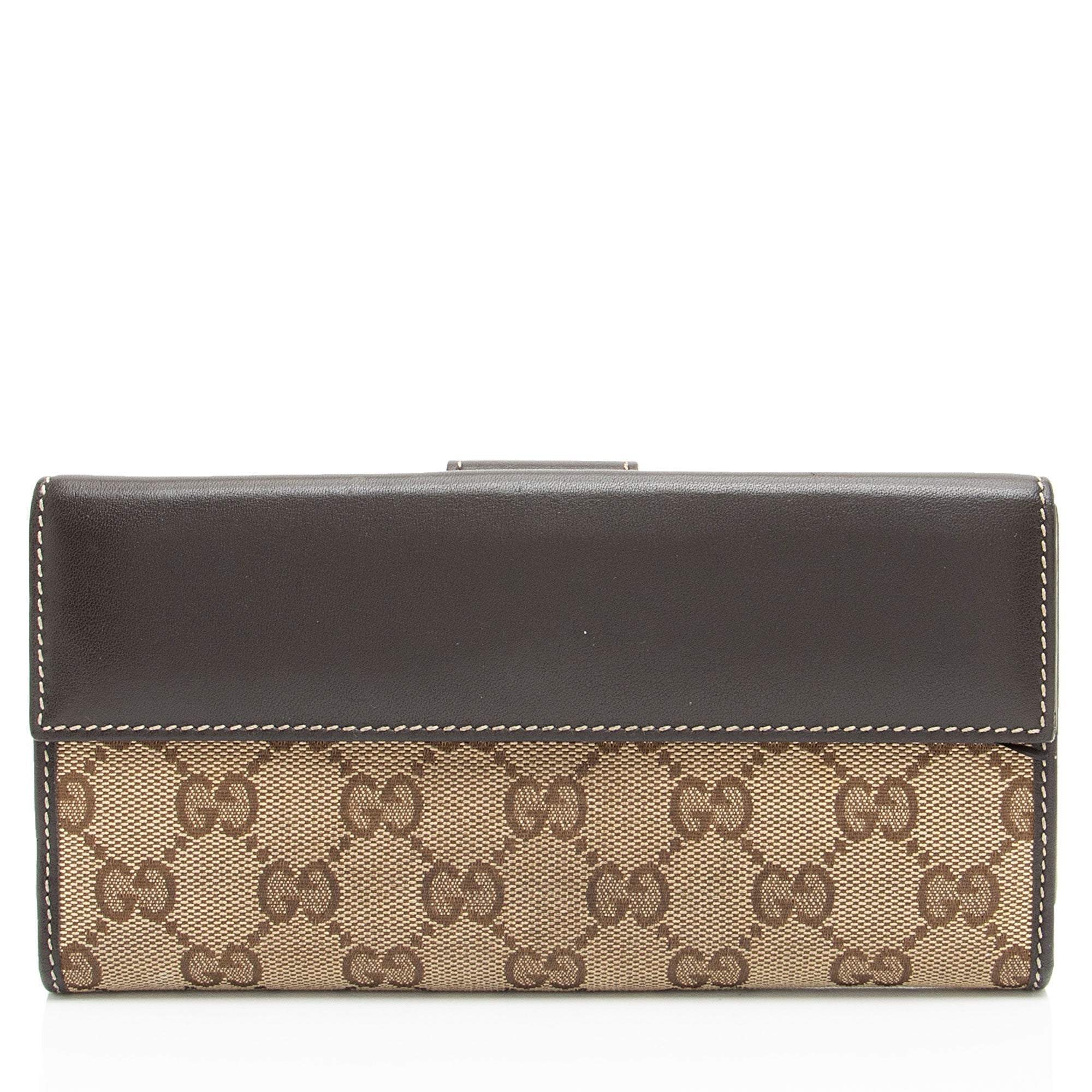Gucci GG Canvas Heart Script ContinLBtal Wallet