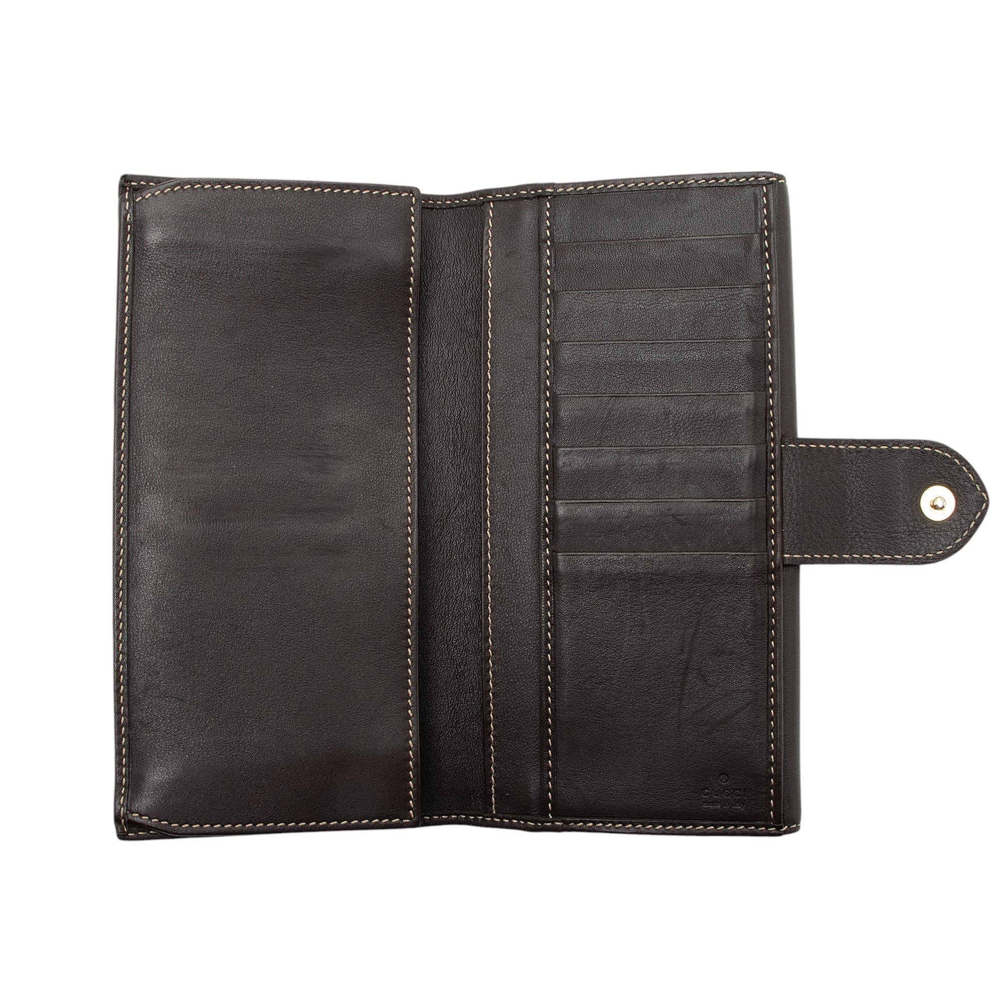 Gucci GG Canvas Heart Script ContinLBtal Wallet