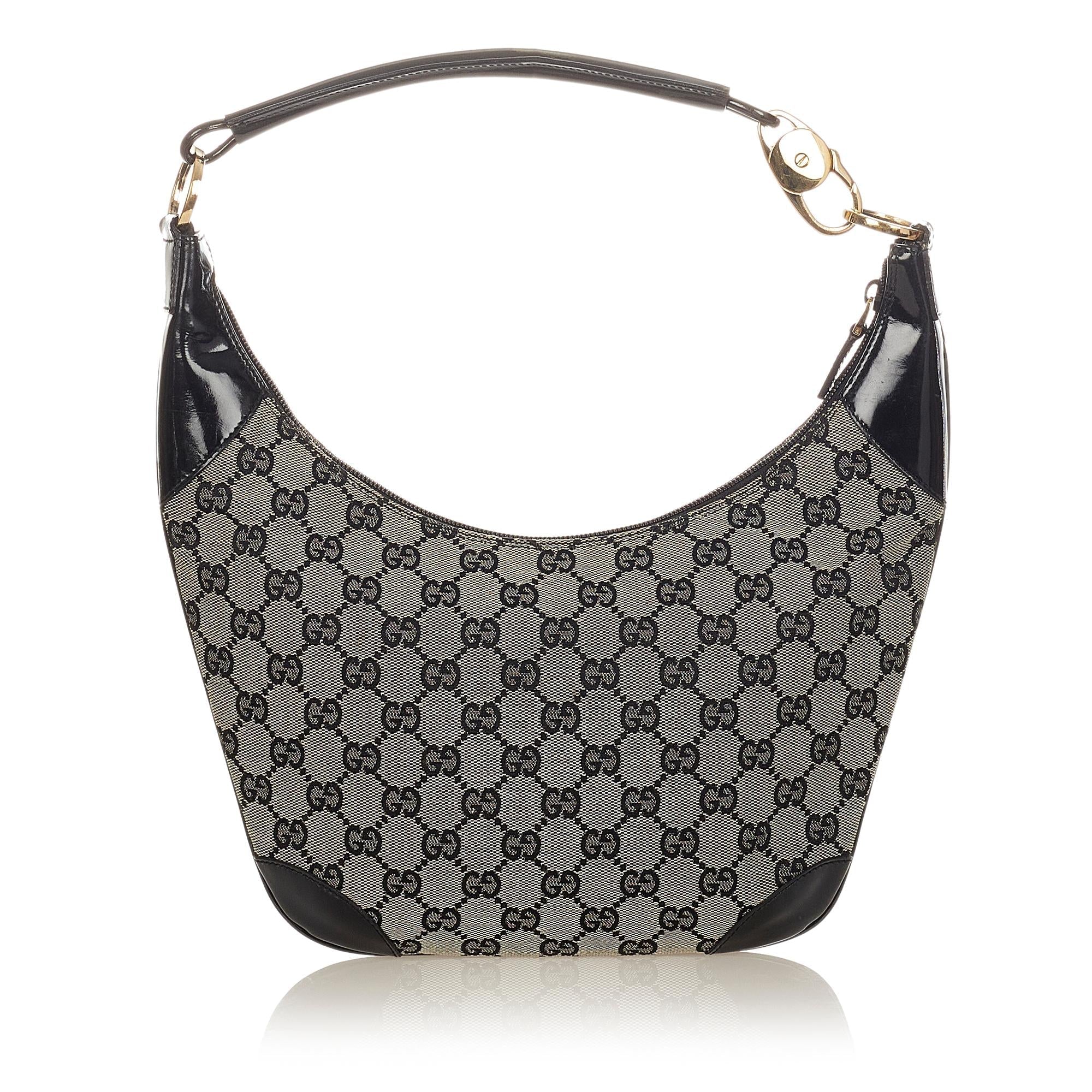 Gucci Gucci Canvas Hobo Bag (SHG-25370)