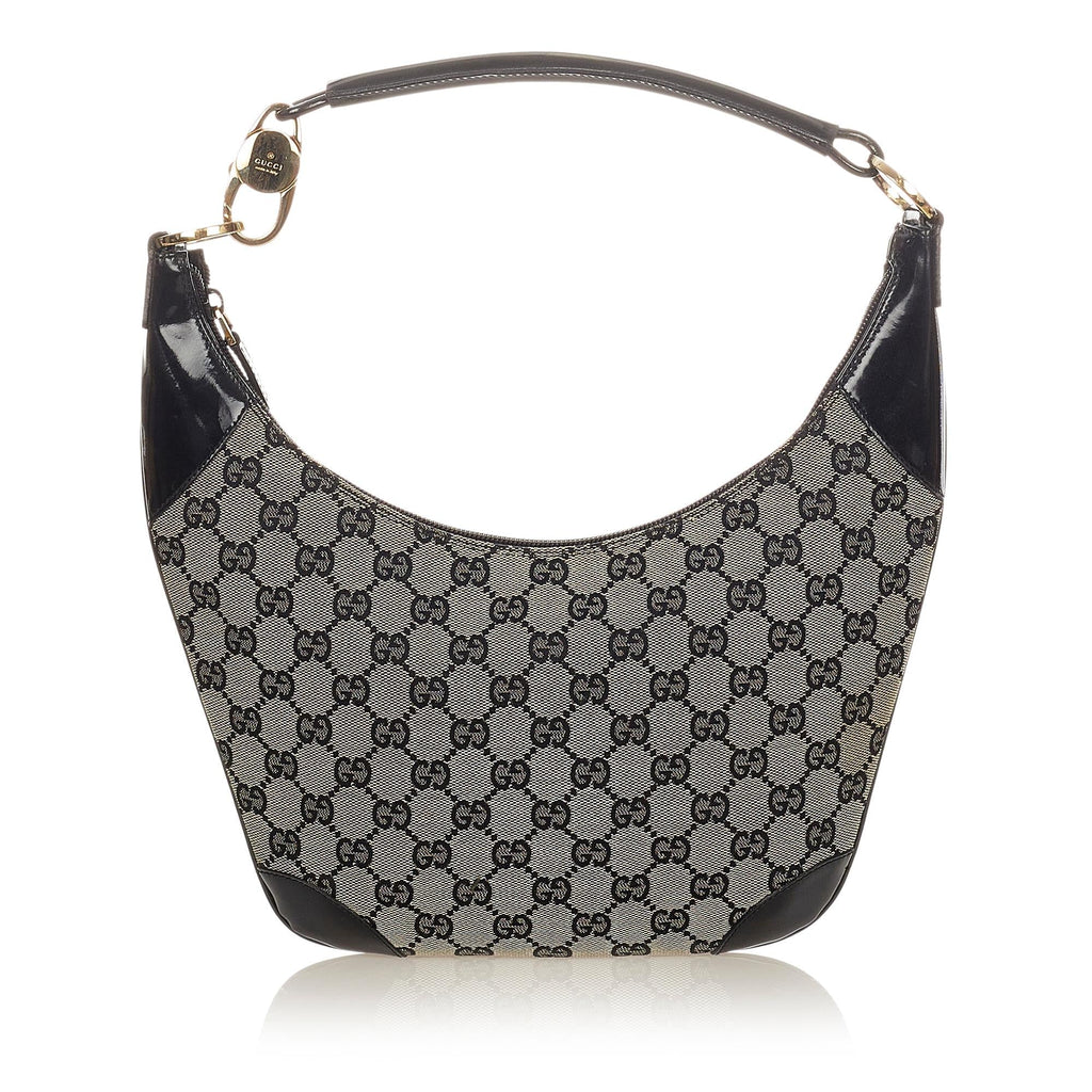 Gucci Gucci Canvas Hobo Bag (SHG-25370)