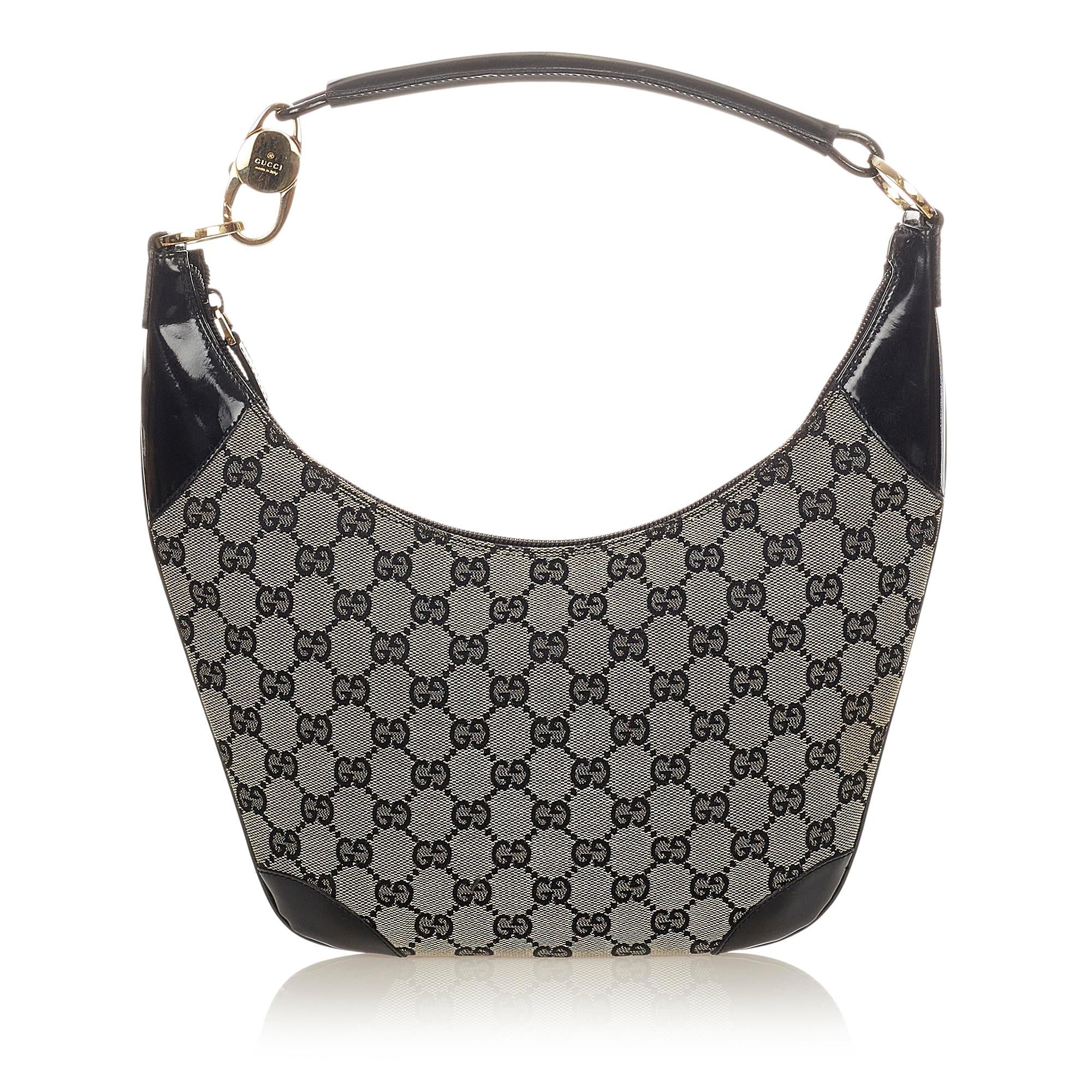 Gucci Gucci Canvas Hobo Bag (SHG-25370)