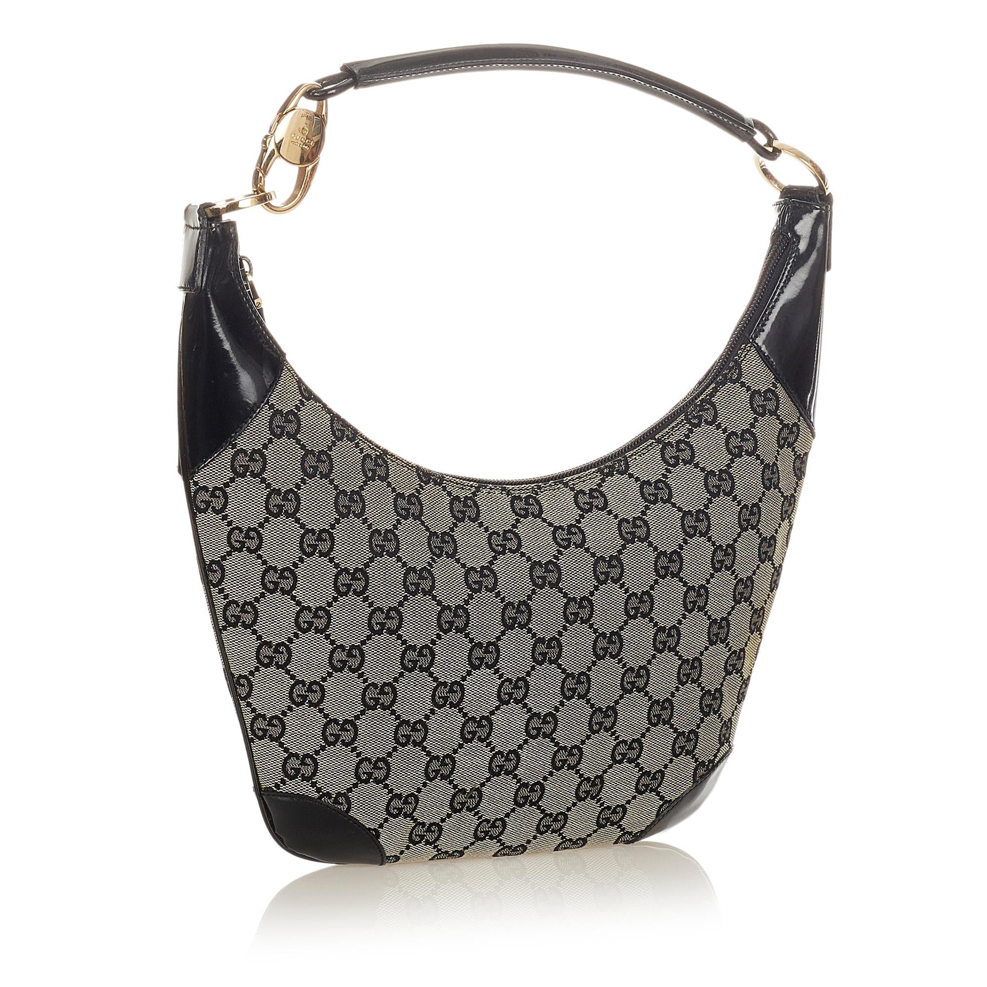 Gucci Gucci Canvas Hobo Bag (SHG-25370)