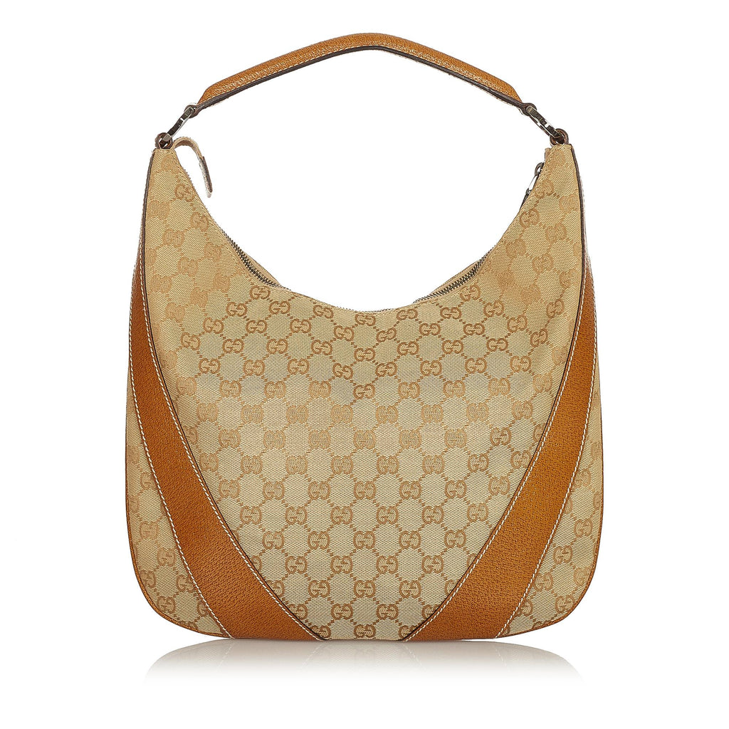 Gucci Gucci Canvas Hobo Bag (SHG-26350)