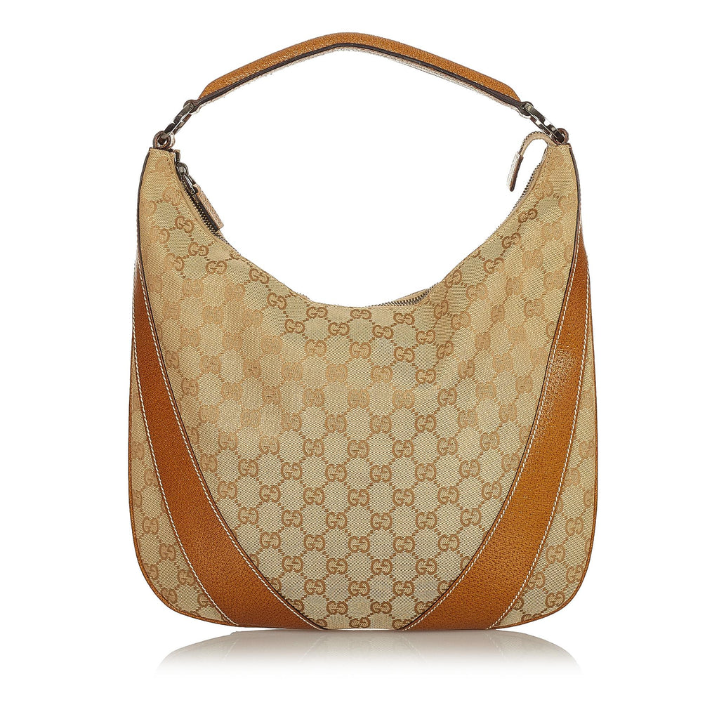 Gucci Gucci Canvas Hobo Bag (SHG-26350)