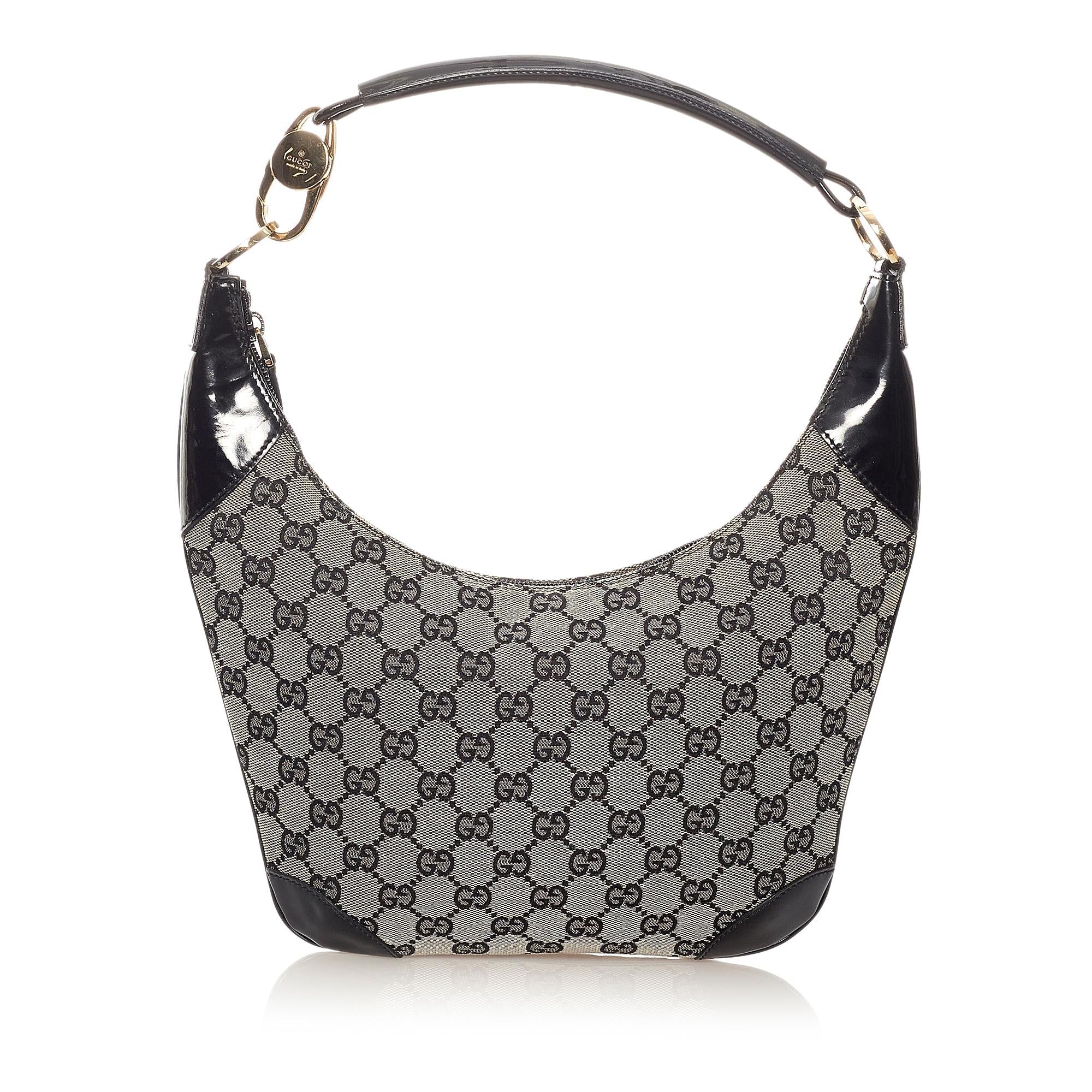 Gucci Gucci Canvas Hobo Bag (SHG-27254)