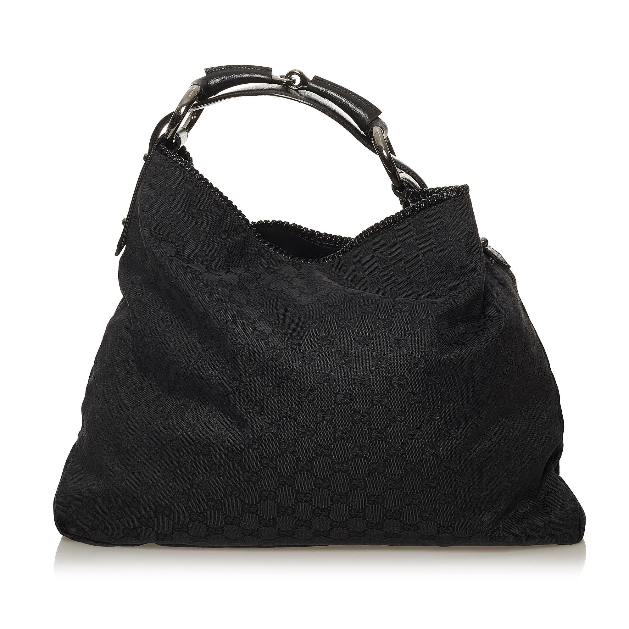 Gucci Gucci Canvas Hobo Bag (SHG-29173)