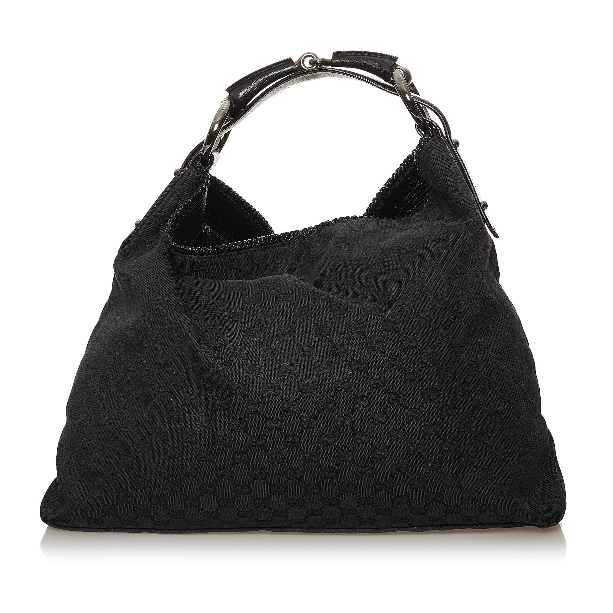 Gucci Gucci Canvas Hobo Bag (SHG-29173)
