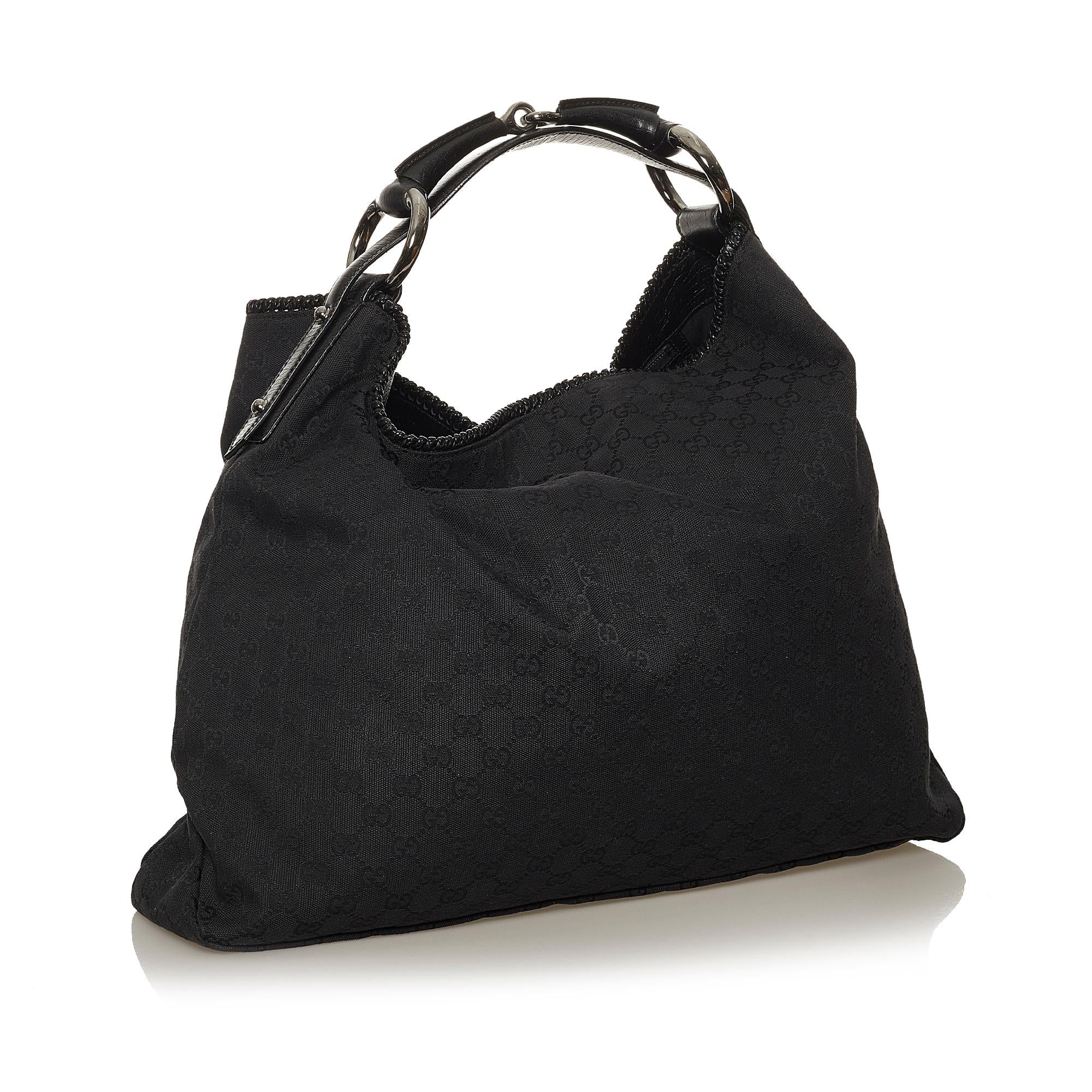Gucci Gucci Canvas Hobo Bag (SHG-29173)