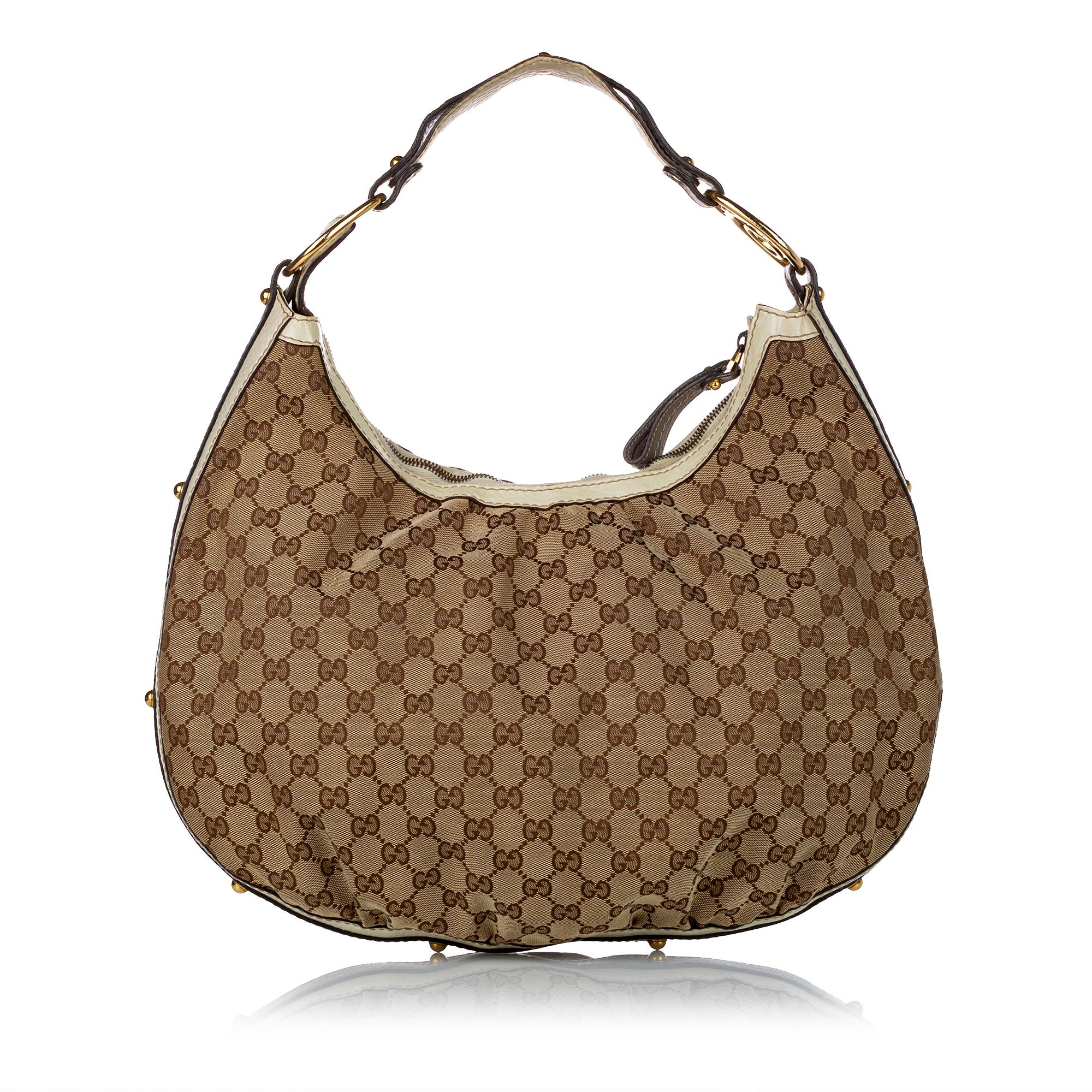 Gucci Gucci Canvas Hobo Bag (SHG-29207)