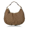 Gucci Gucci Canvas Hobo Bag (SHG-29207)