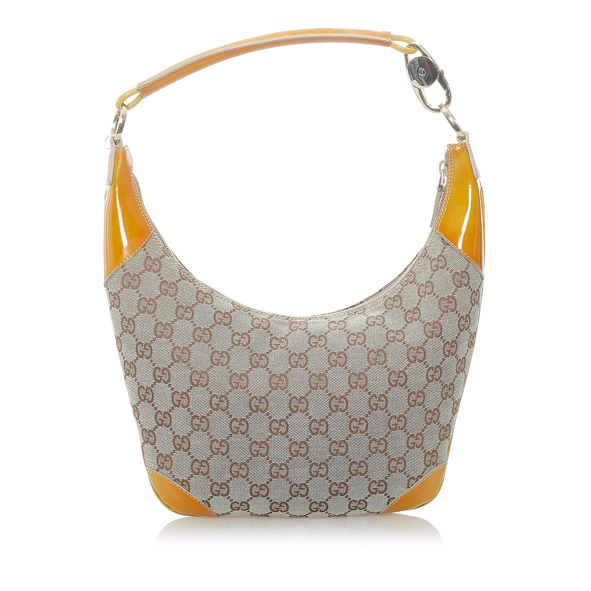 Gucci Gucci Canvas Hobo Bag (SHG-33329)