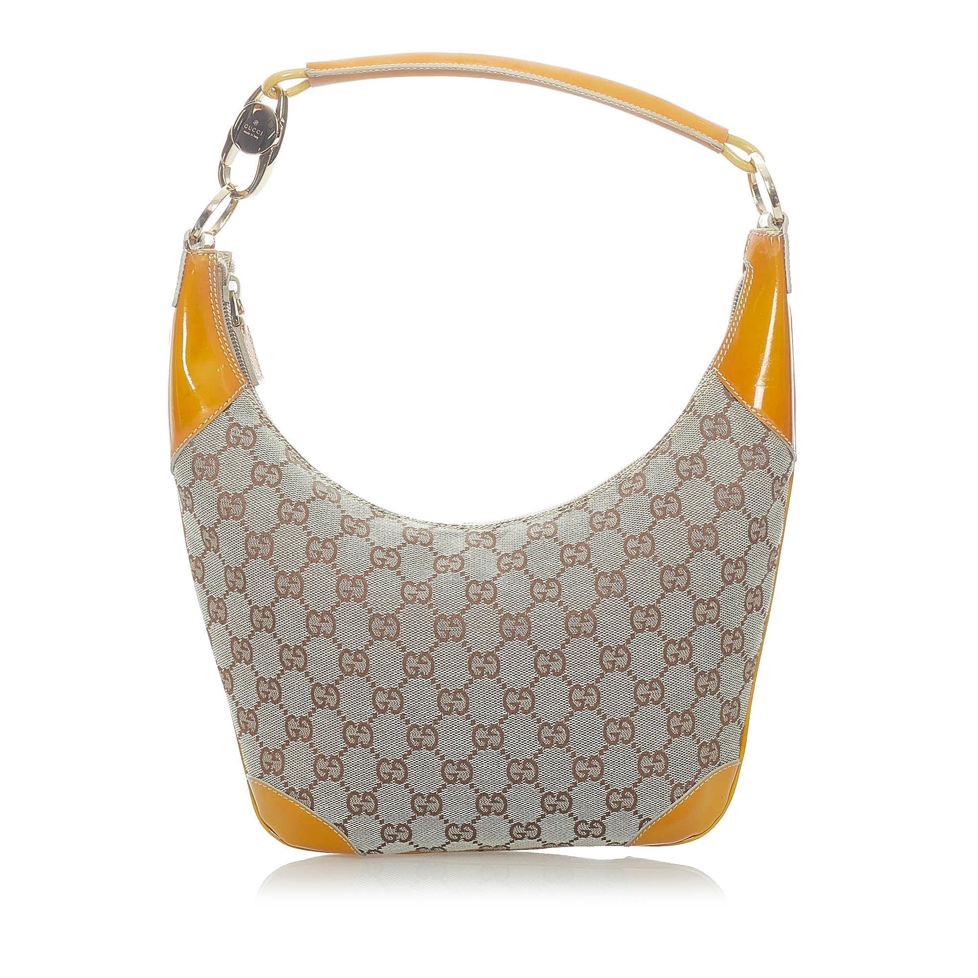 Gucci Gucci Canvas Hobo Bag (SHG-33329)