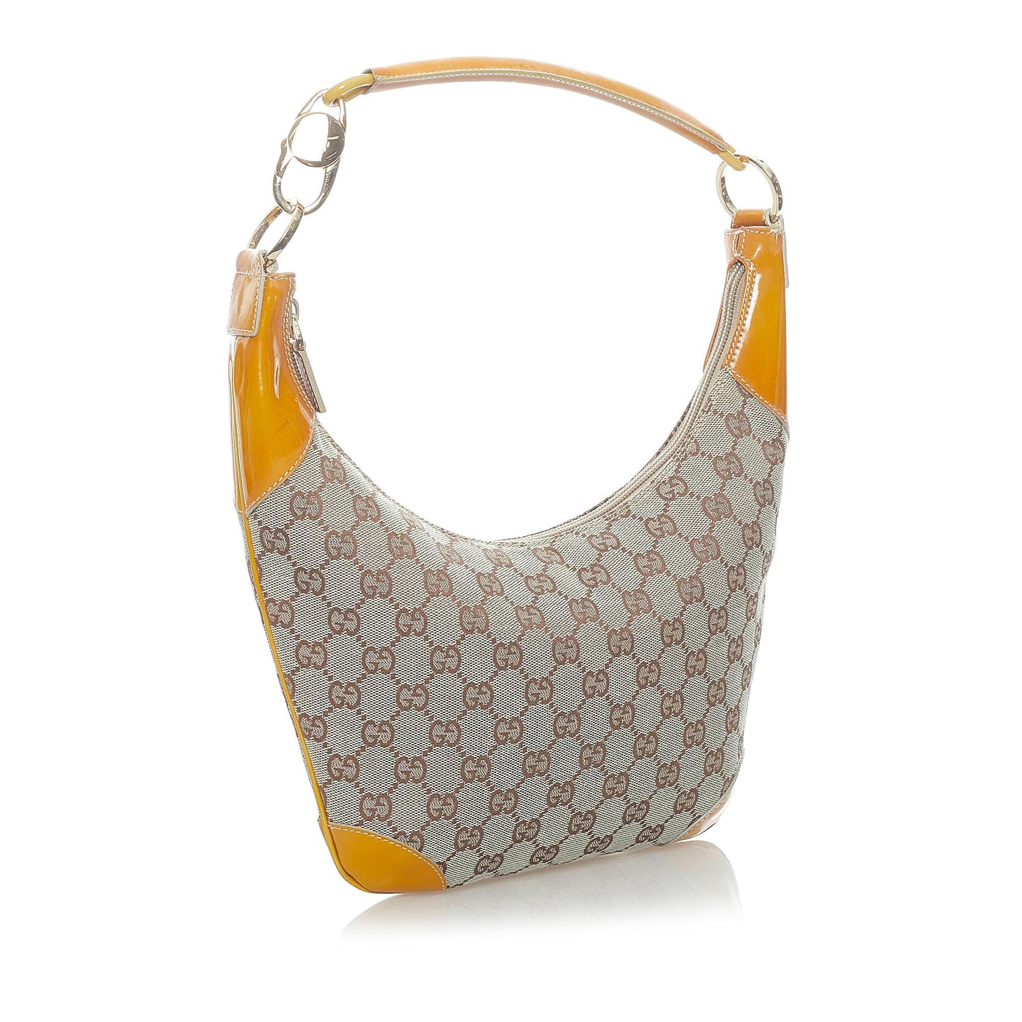 Gucci Gucci Canvas Hobo Bag (SHG-33329)
