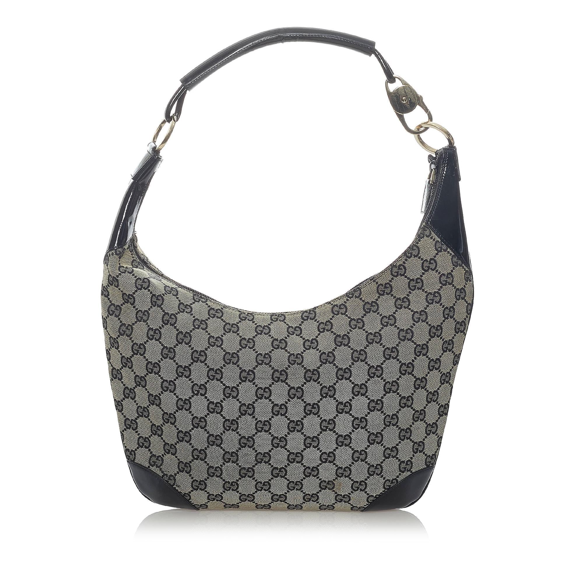 Gucci Gucci Canvas Hobo Bag (SHG-33534)