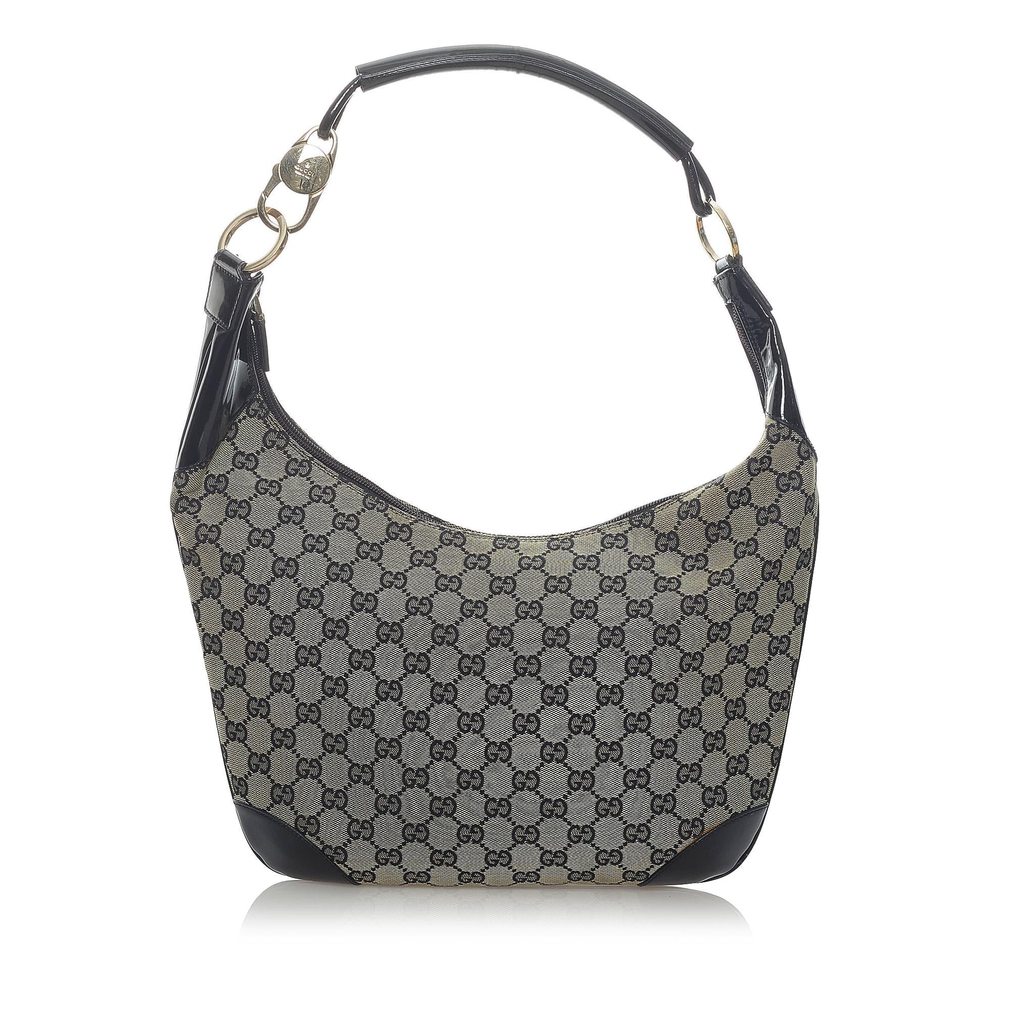 Gucci Gucci Canvas Hobo Bag (SHG-33534)
