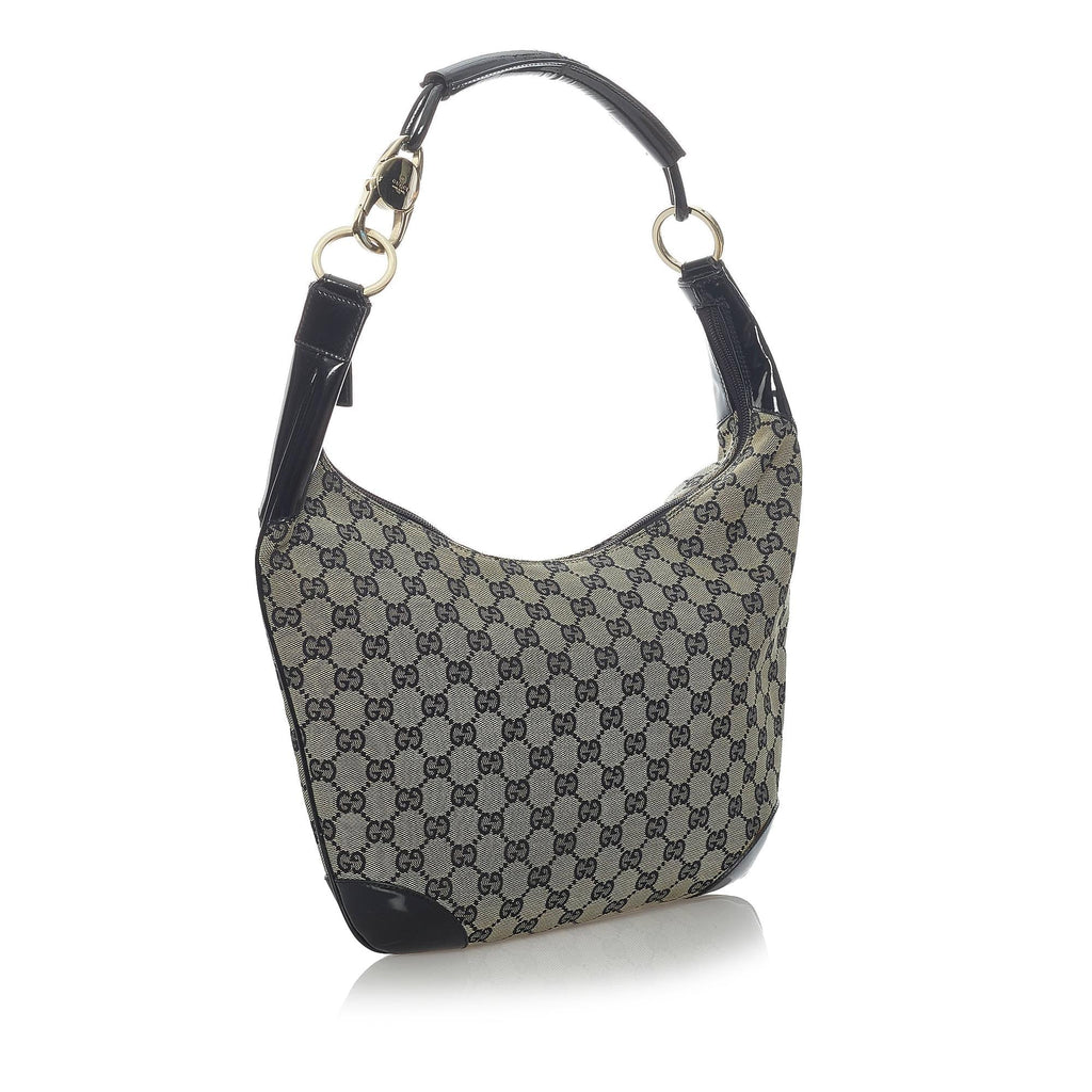Gucci Gucci Canvas Hobo Bag (SHG-33534)