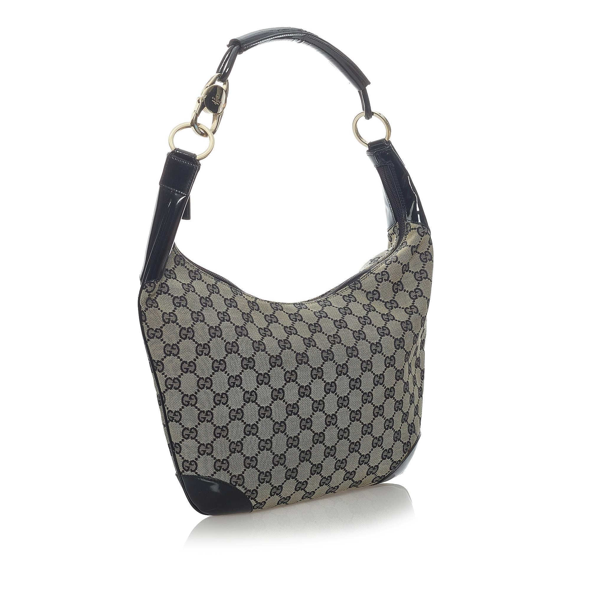 Gucci Gucci Canvas Hobo Bag (SHG-33534)