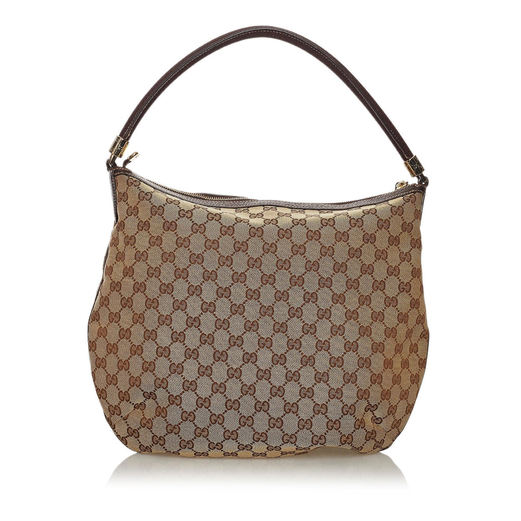 Gucci Gucci Canvas Hobo Bag (SHG-33590)