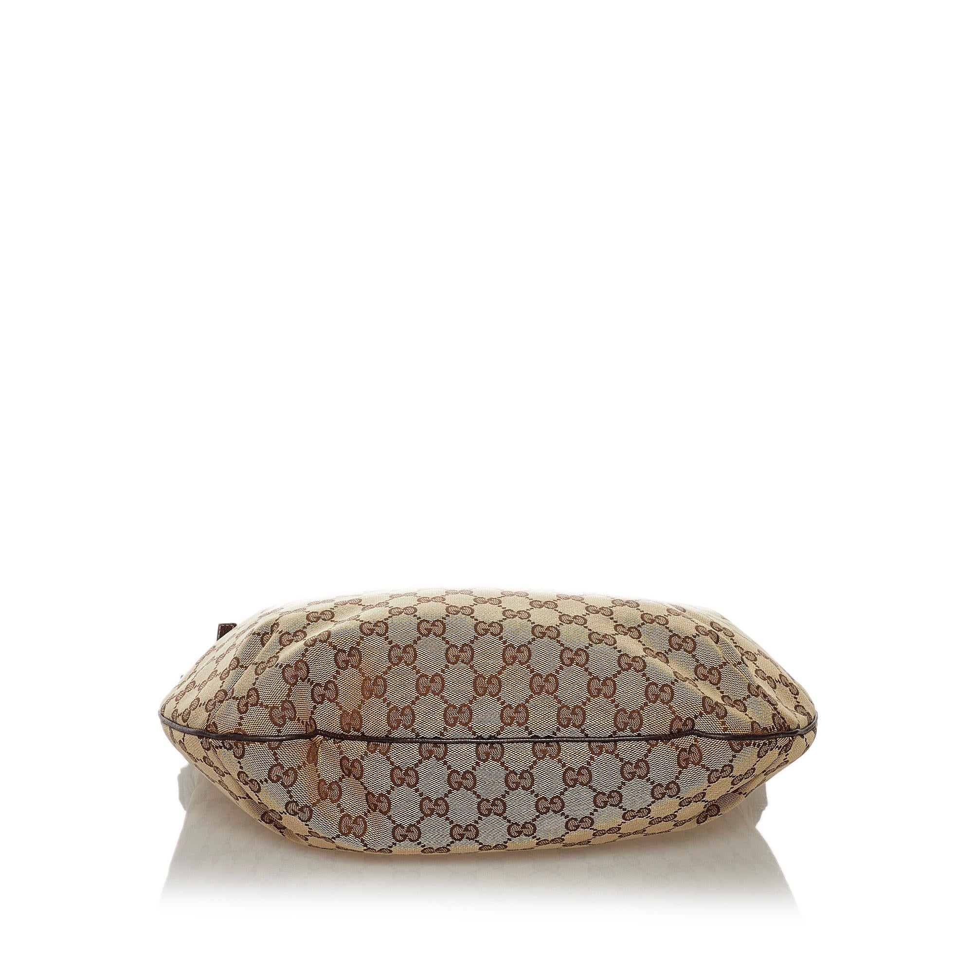 Gucci Gucci Canvas Hobo Bag (SHG-33590)