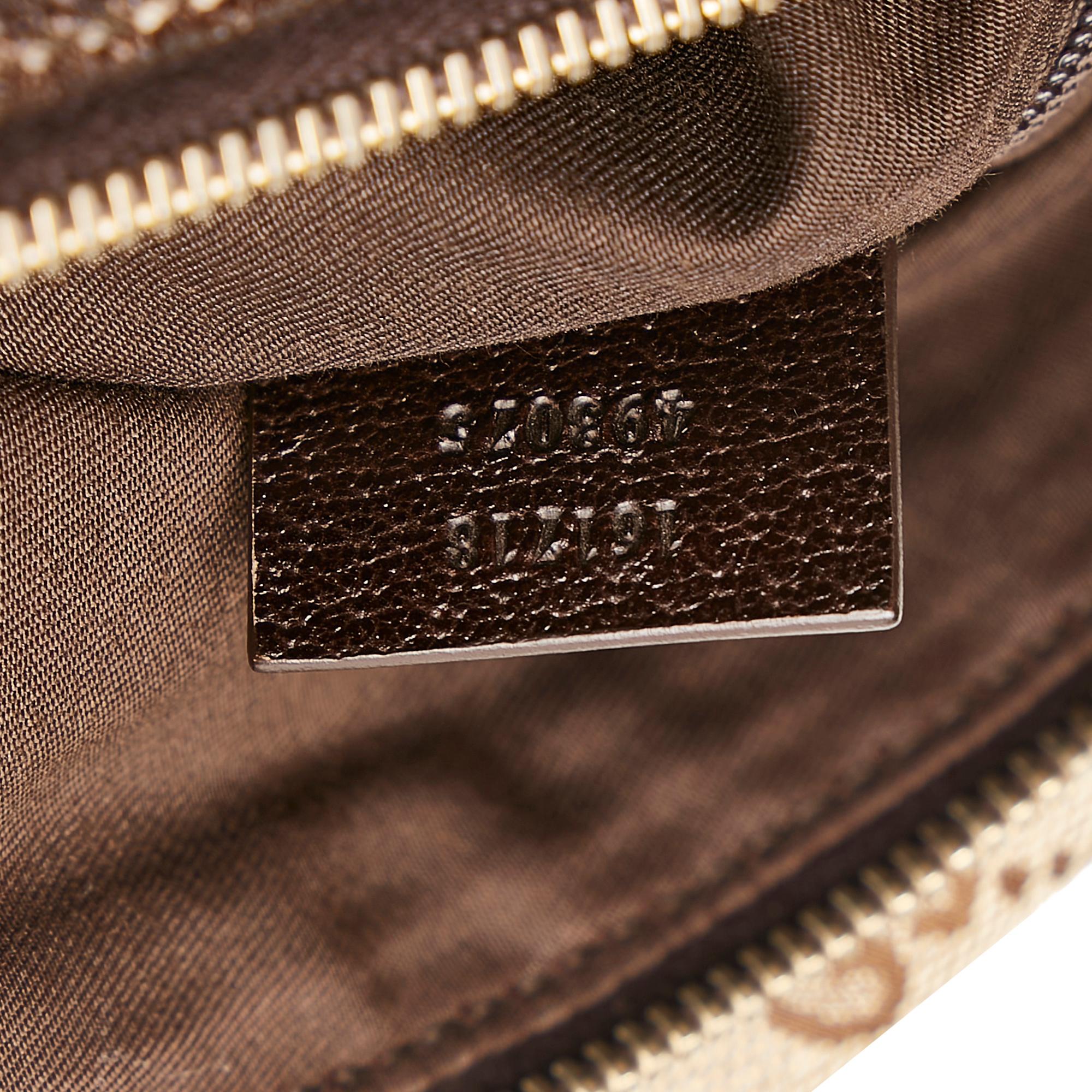Gucci Gucci Canvas Hobo Bag (SHG-33590)
