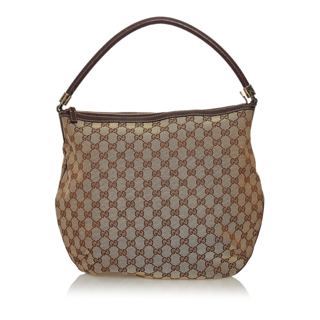 Gucci Gucci Canvas Hobo Bag (SHG-33590)