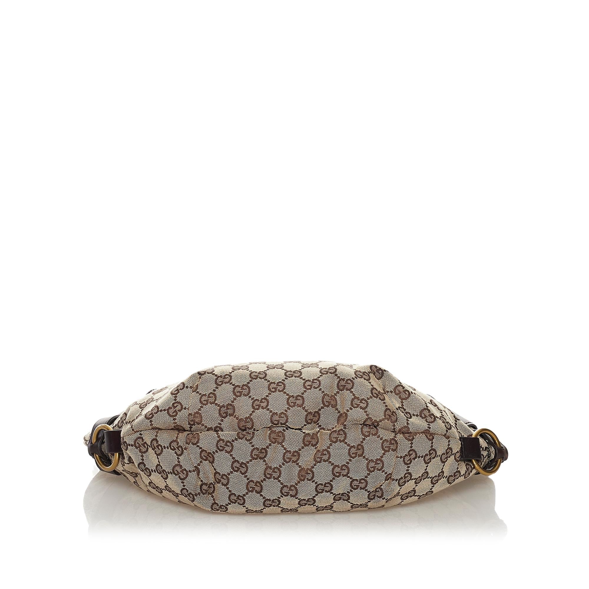 Gucci Gucci Canvas Hobo Bag (SHG-33744)