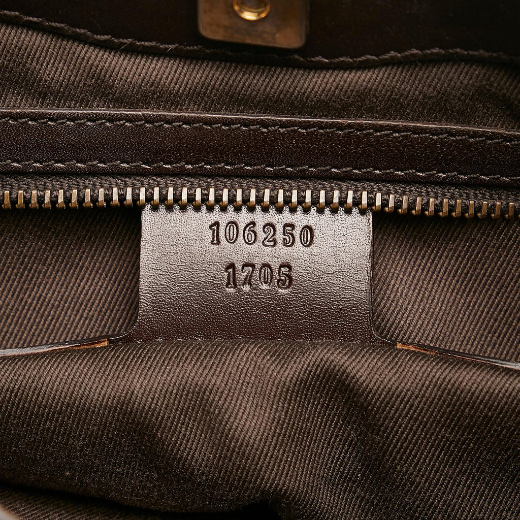 Gucci Gucci Canvas Hobo Bag (SHG-33744)