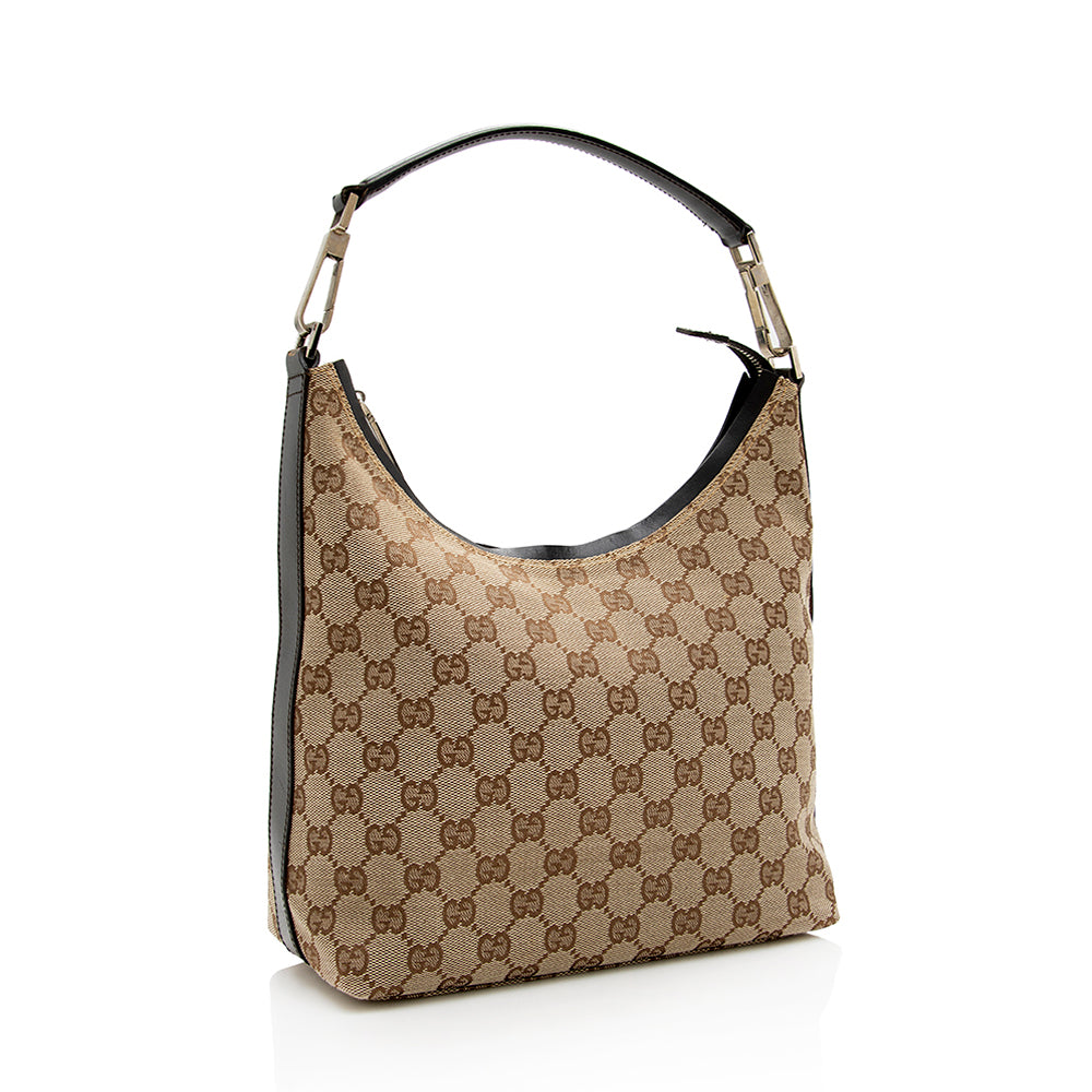 Gucci Gucci Canvas Hobo (SHF-18444)