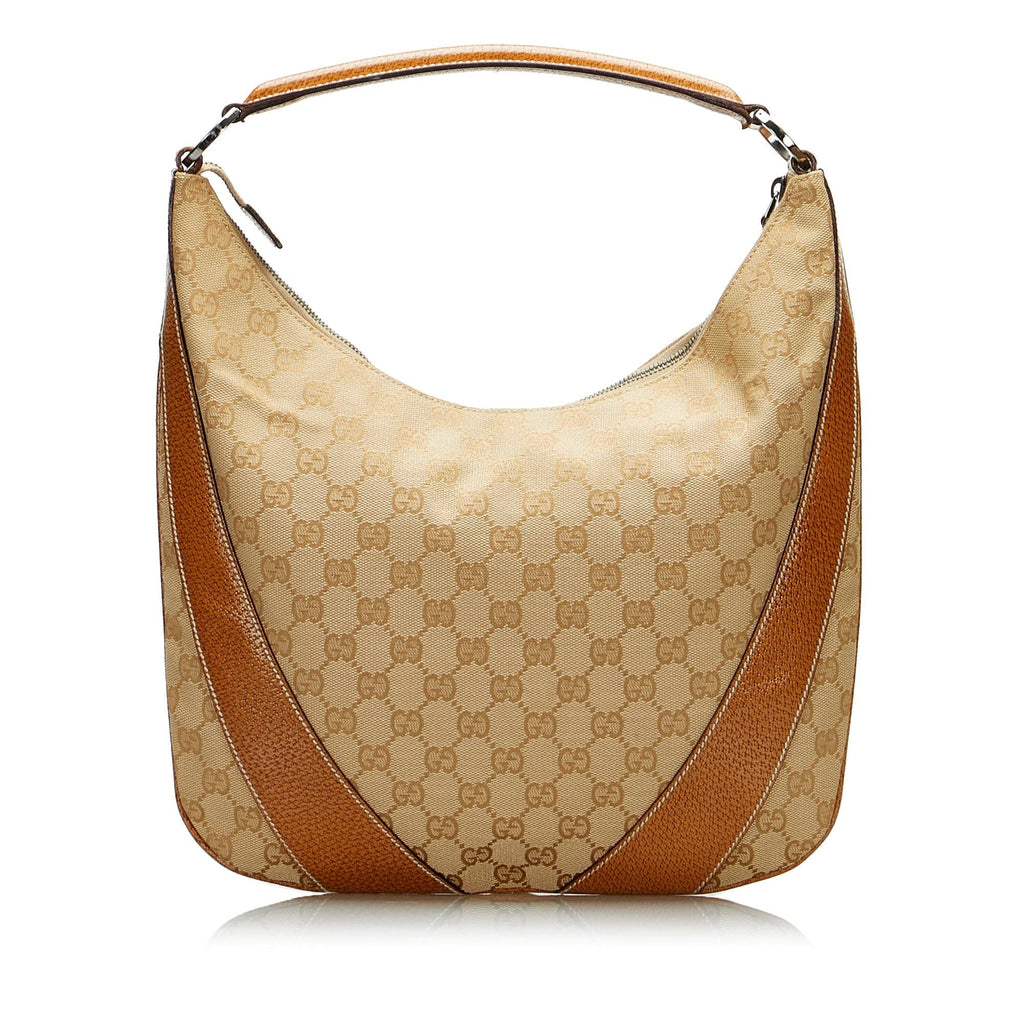 Gucci GG Canvas Hobo (SHG-m7Woue)
