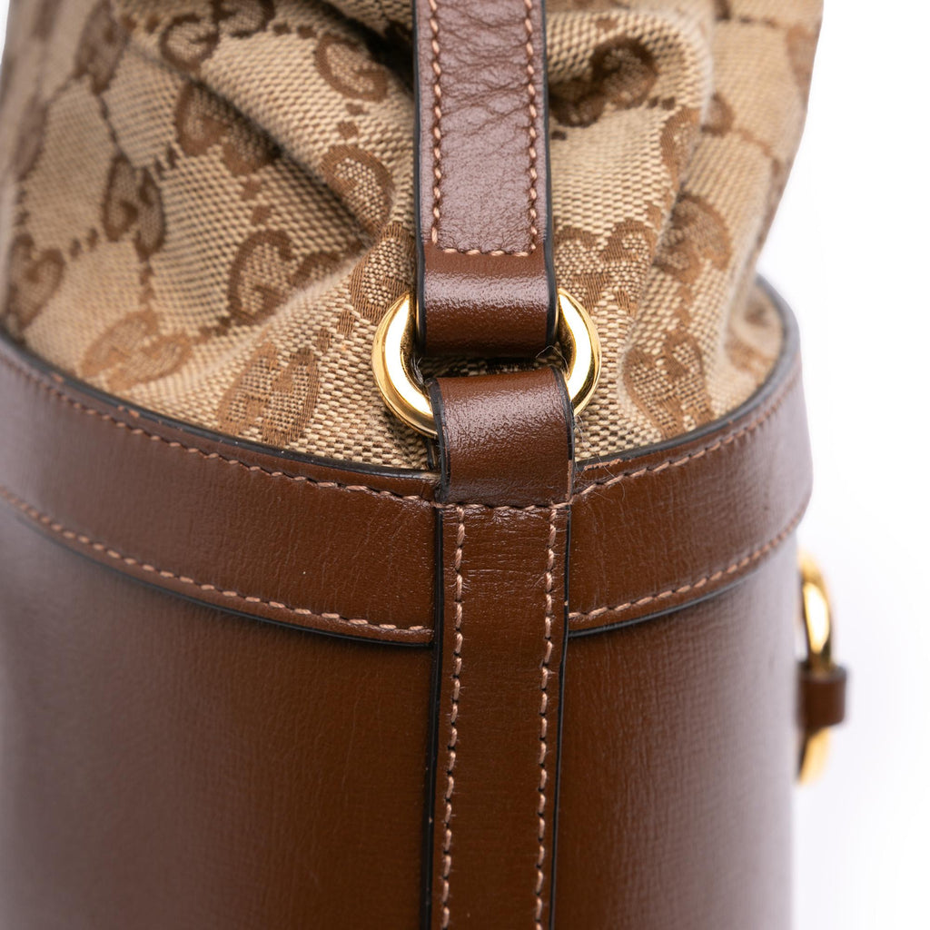 Gucci GG Canvas Horsebit 1955 Bucket Bag