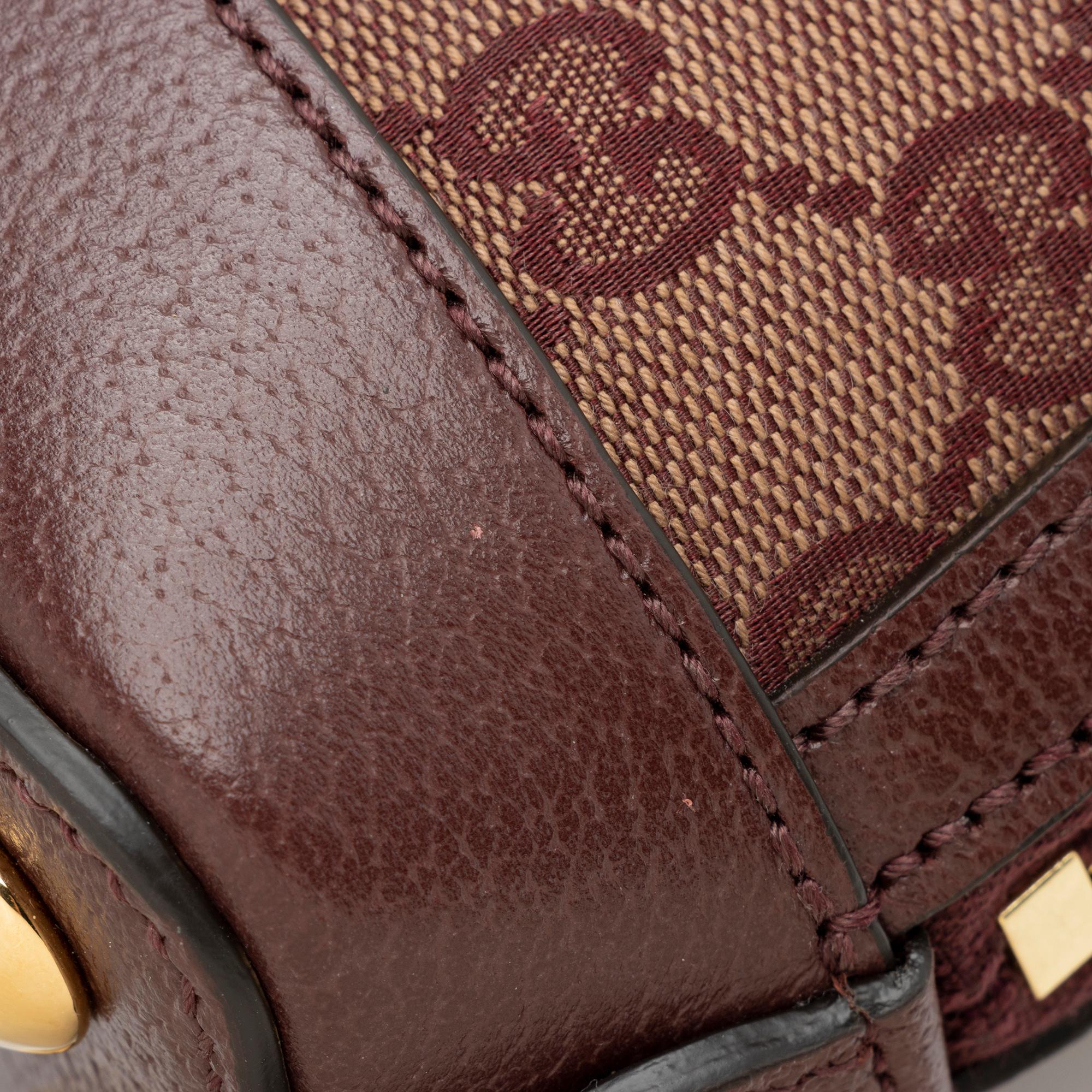 Gucci GG Canvas Horsebit 1955 Mini Top Handle Bag (SHF-23739)