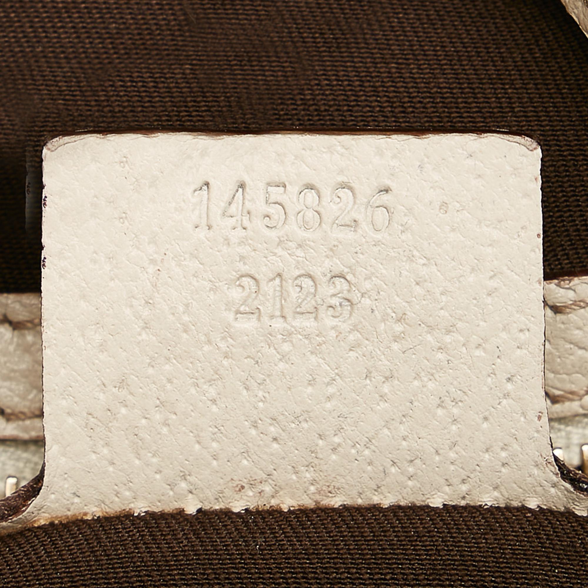Gucci GG Canvas Horsebit Creole Hobo Bag (SHG-mPeq9s)