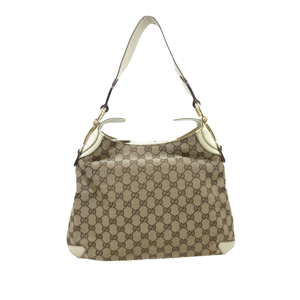 Gucci GG Canvas Horsebit Creole Hobo Bag (SHG-6V5vLp)
