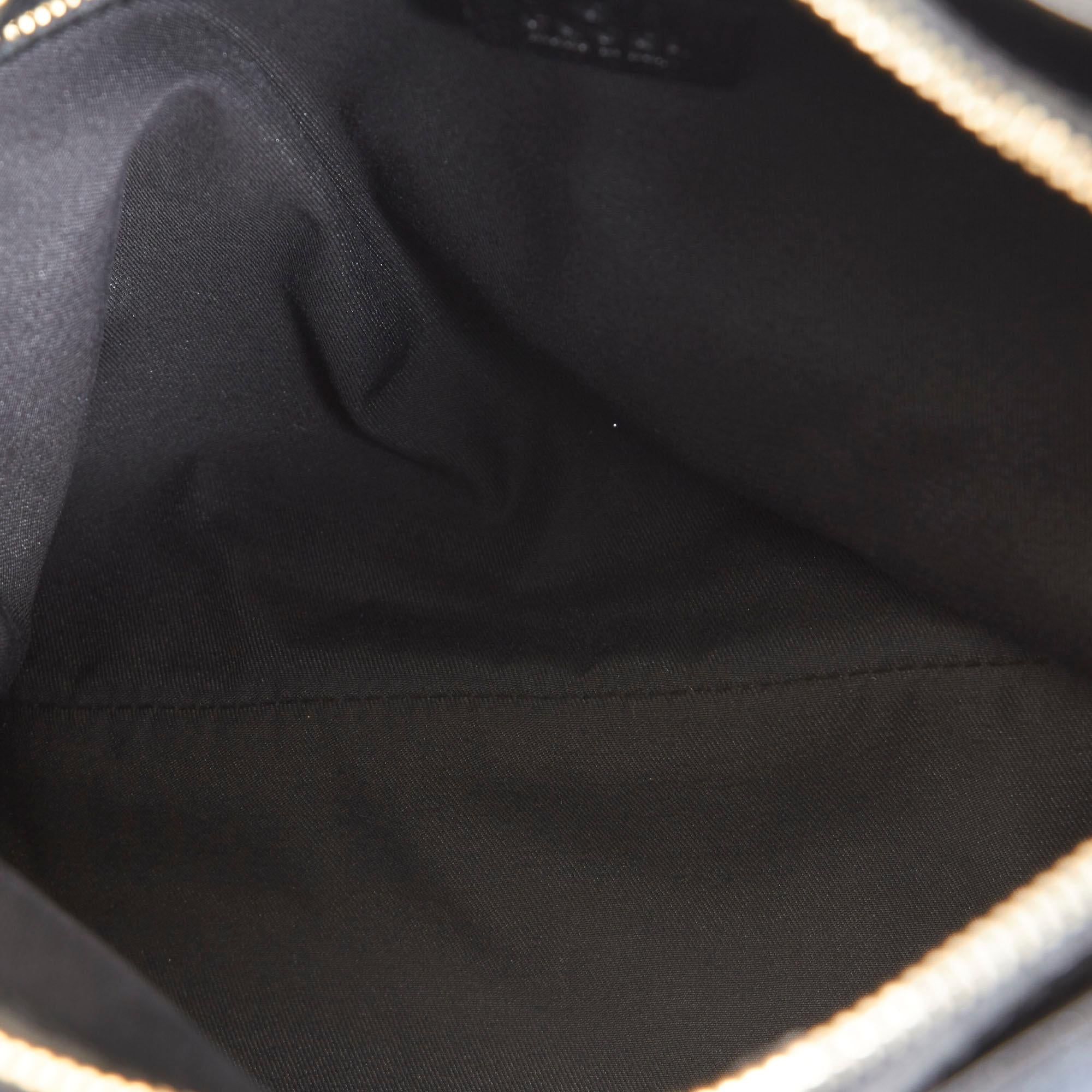 Gucci Gucci Canvas Horsebit Creole Shoulder Bag (SHG-32128)