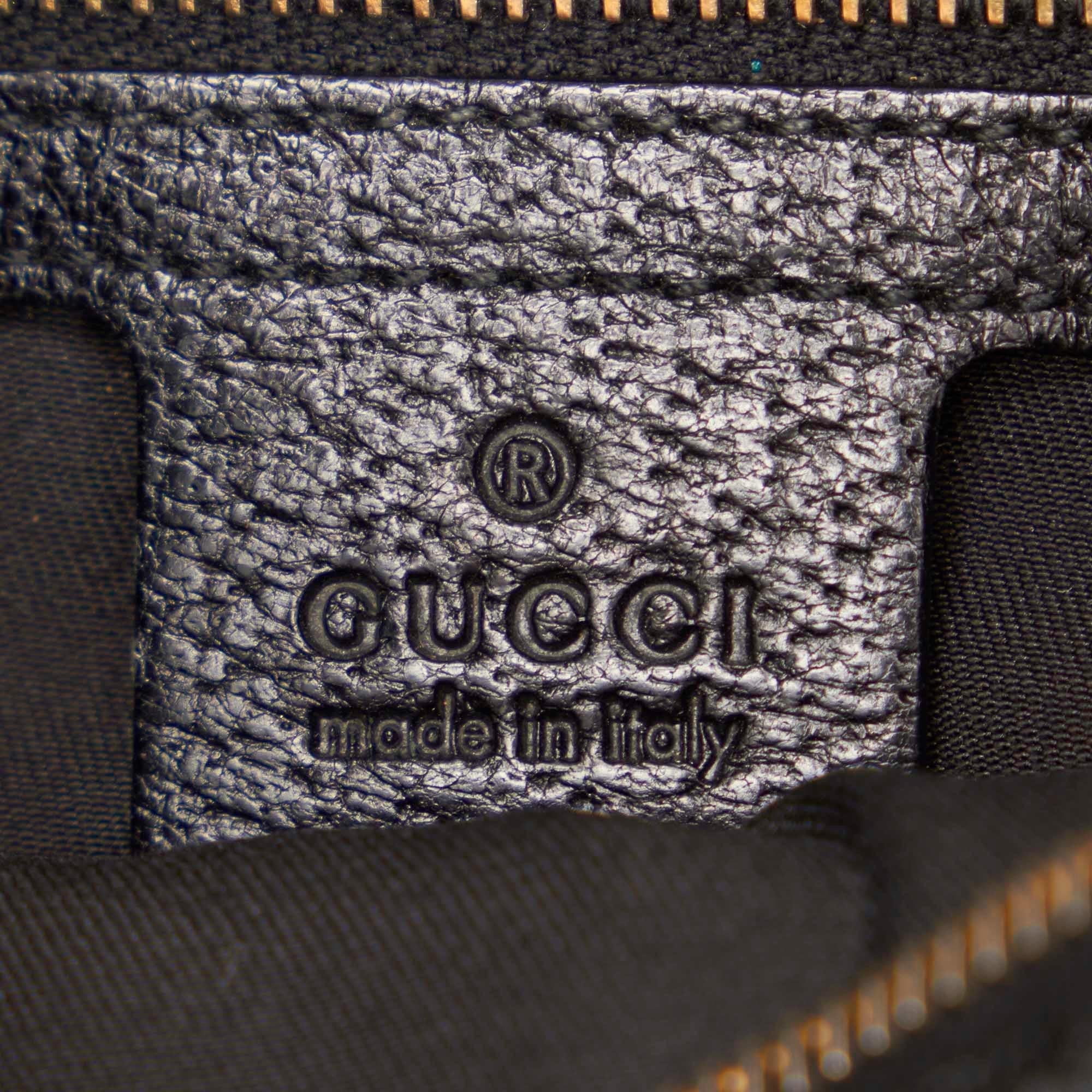 Gucci Gucci Canvas Horsebit Creole Shoulder Bag (SHG-32128)