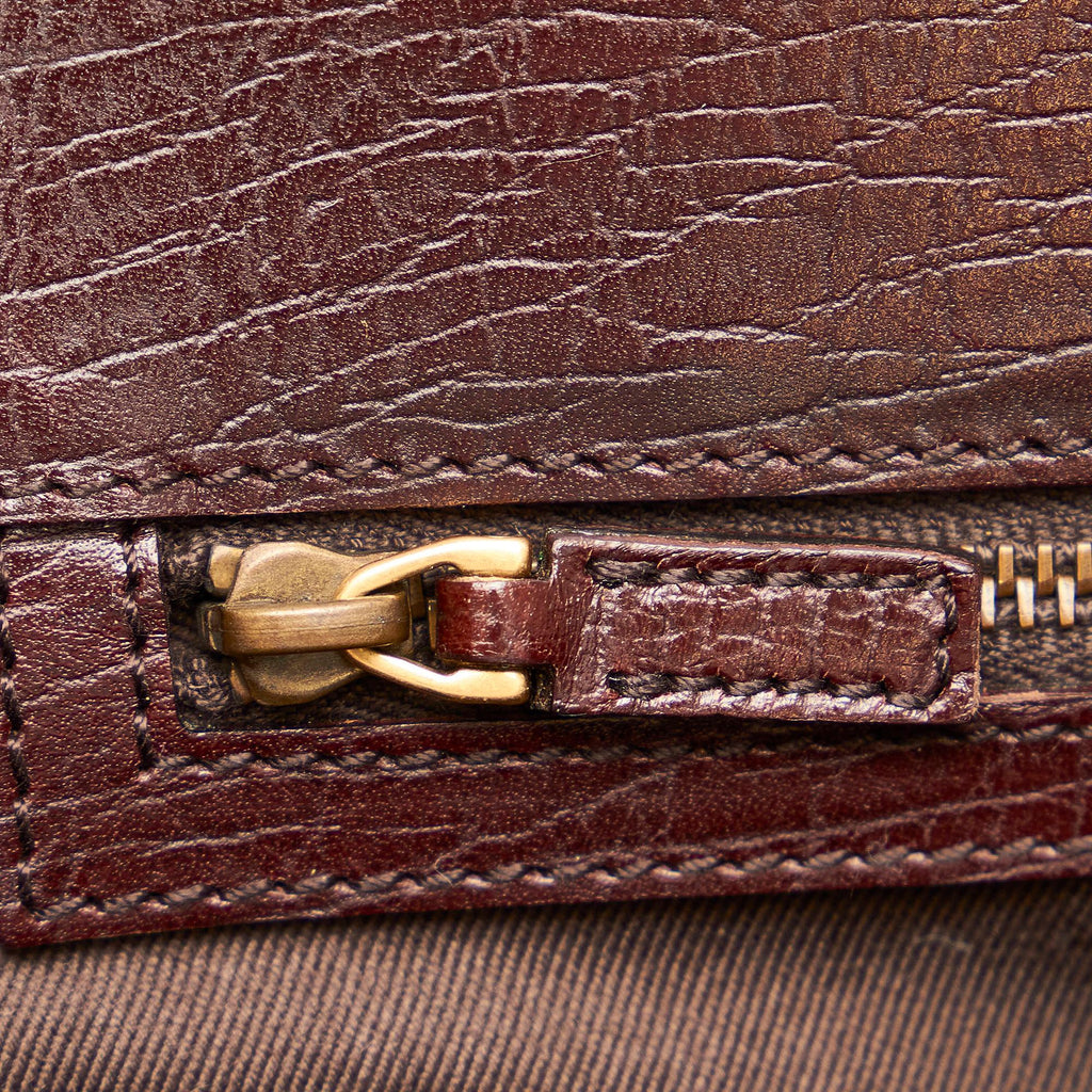 Gucci Gucci Canvas Horsebit Handbag (SHG-29601)