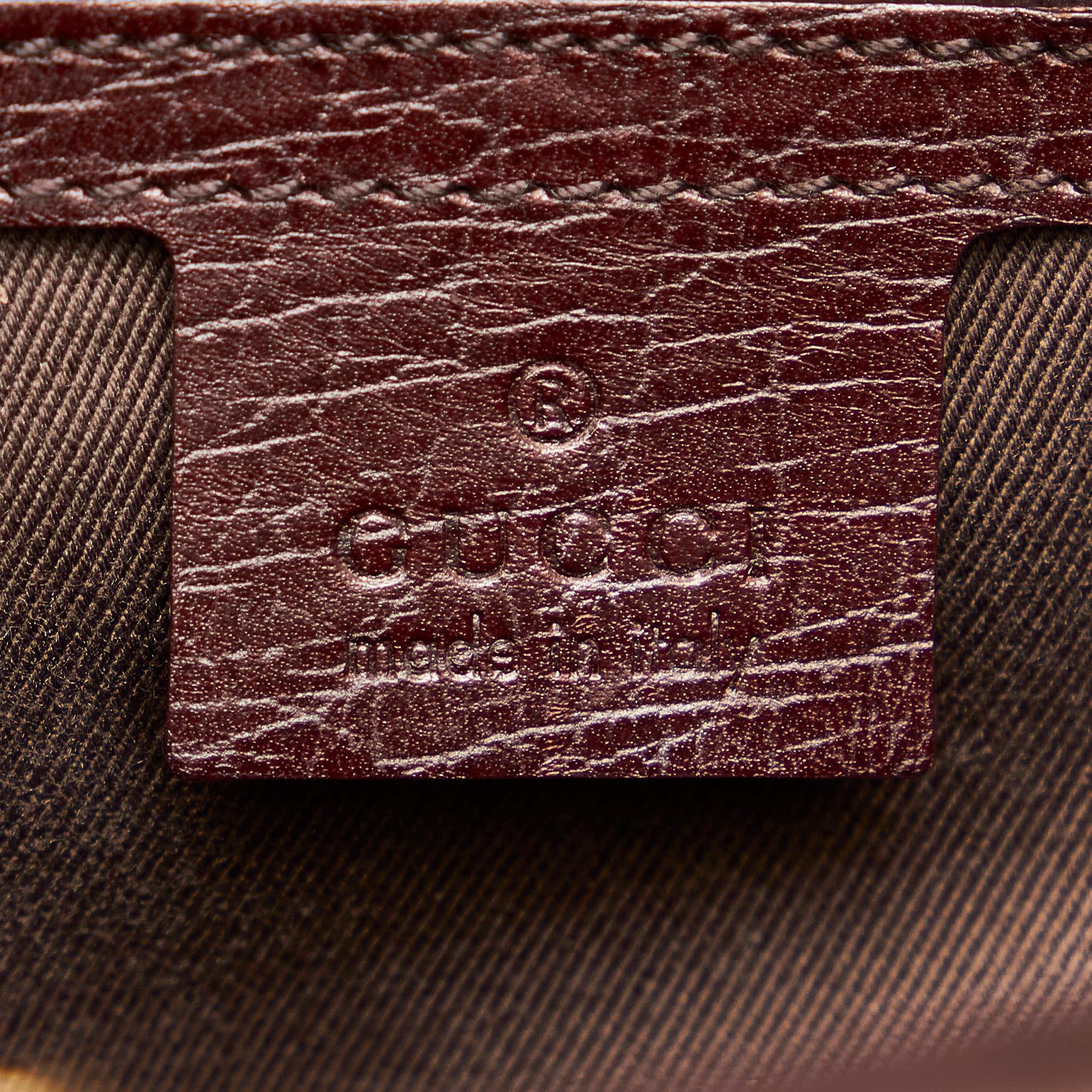 Gucci Gucci Canvas Horsebit Handbag (SHG-29601)
