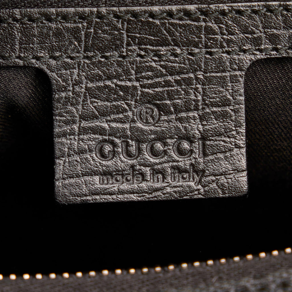 Gucci Gucci Canvas Horsebit Hobo Bag (SHG-34117)