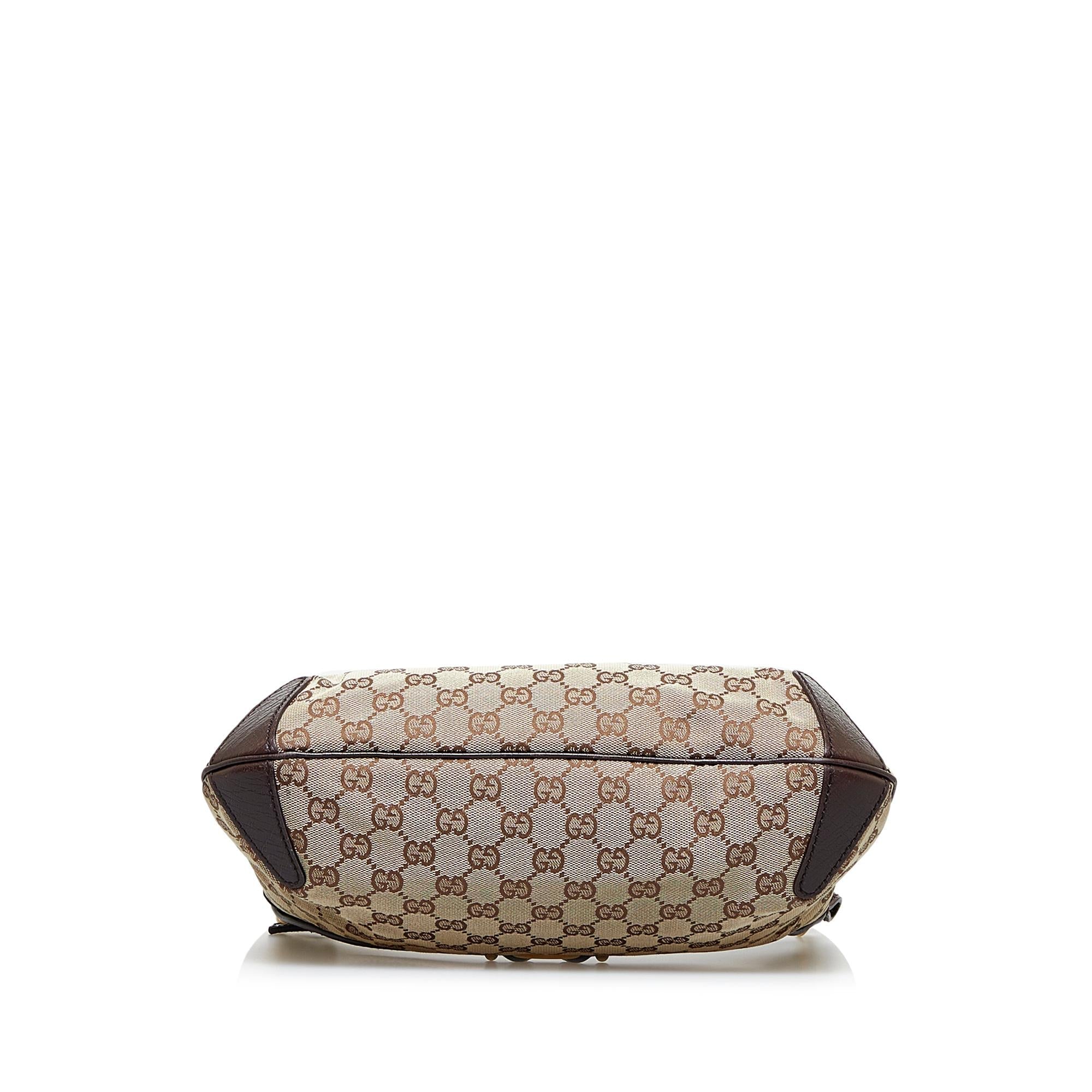 Gucci GG Canvas Horsebit Hobo Bag (SHG-3vKr0U)