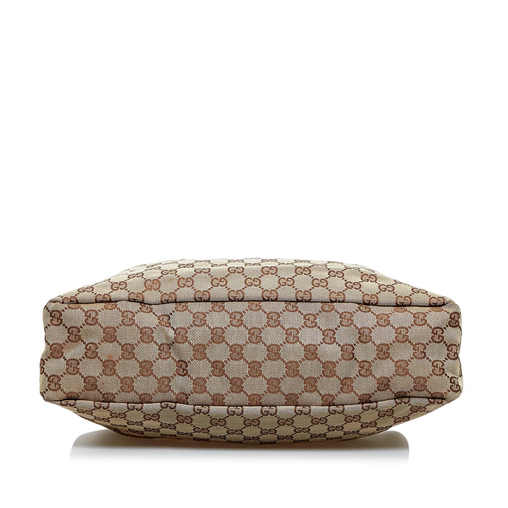 Gucci GG Canvas Horsebit Hobo (SHG-Df8Cbe)