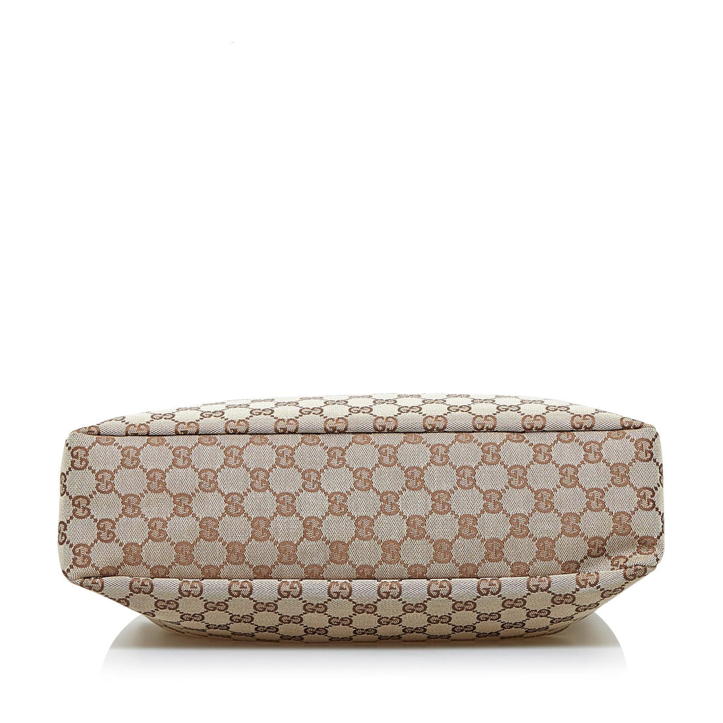 Gucci GG Canvas Horsebit Hobo (SHG-PLy3yh)
