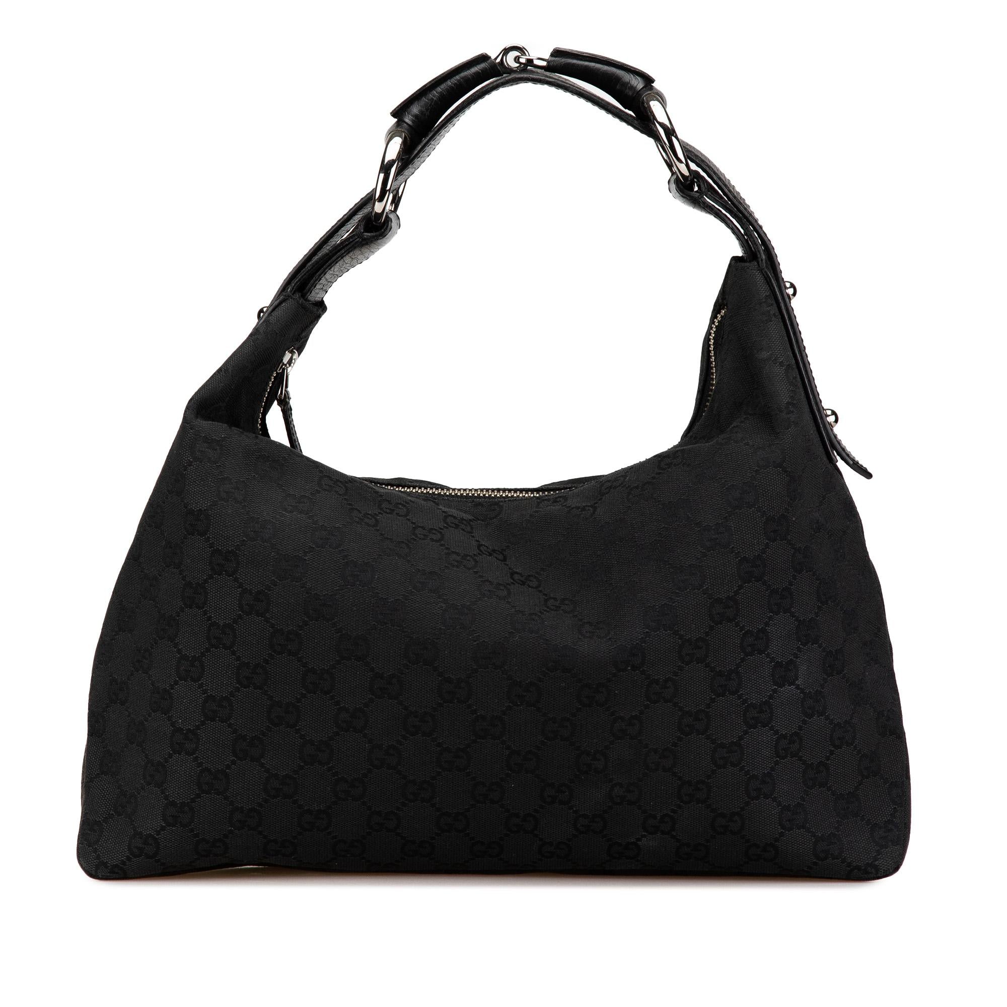 Gucci GG Canvas Horsebit Hobo
