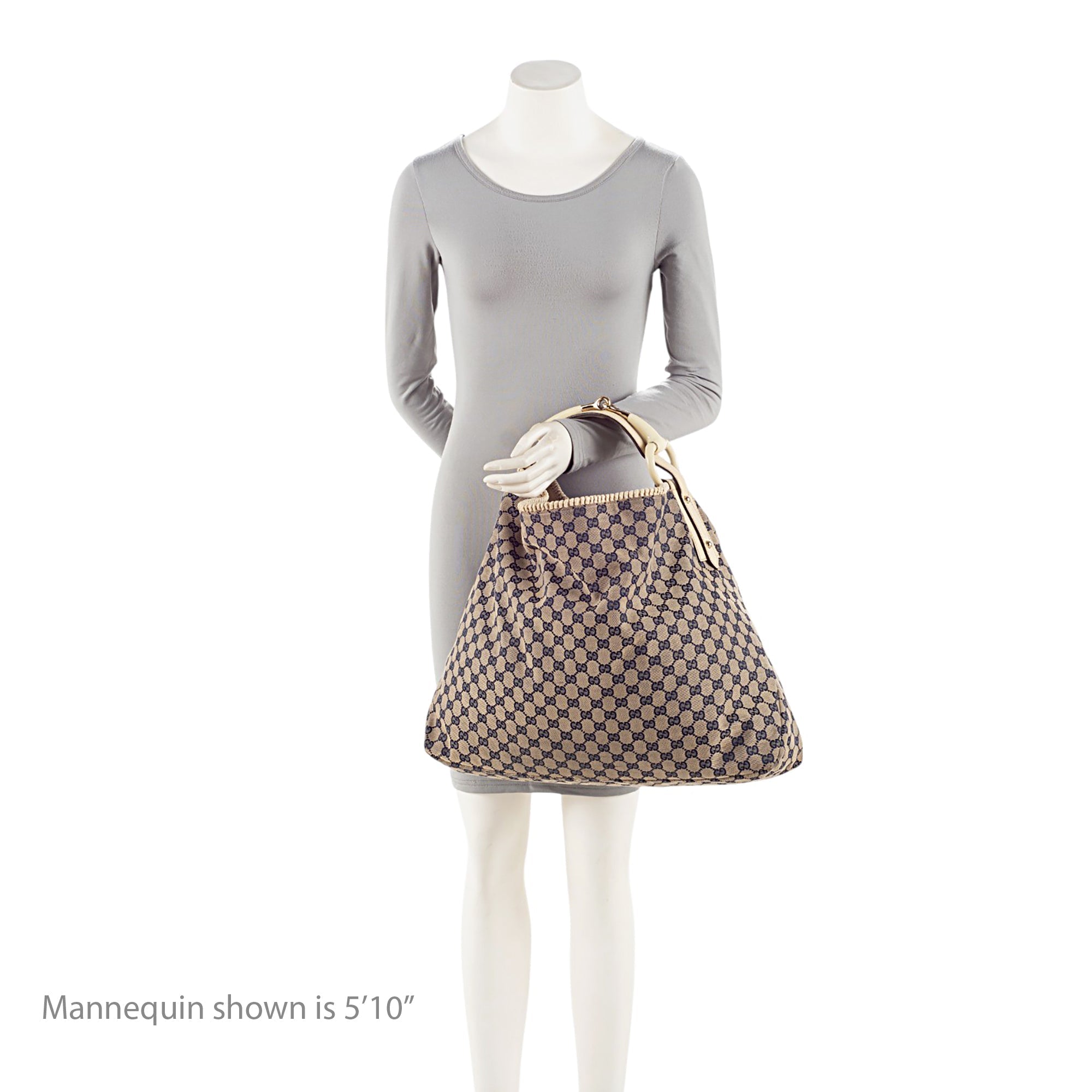 Gucci GG Canvas Horsebit Large Hobo