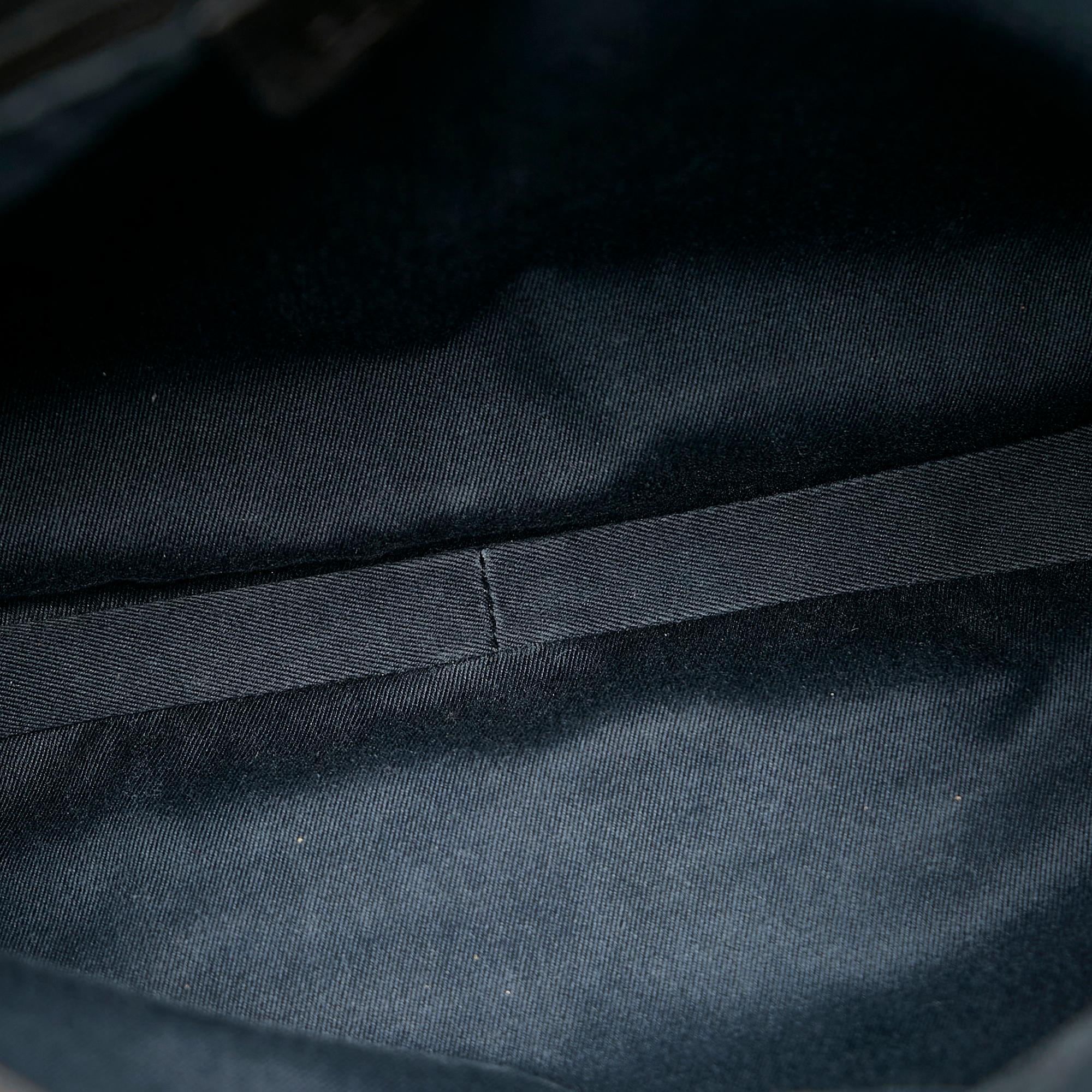 Gucci Gucci Canvas Horsebit Shoulder Bag (SHG-24498)