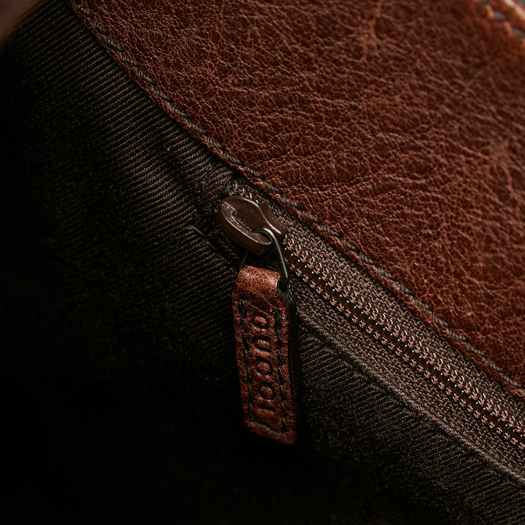 Gucci Gucci Canvas Horsebit Shoulder Bag (SHG-29071)
