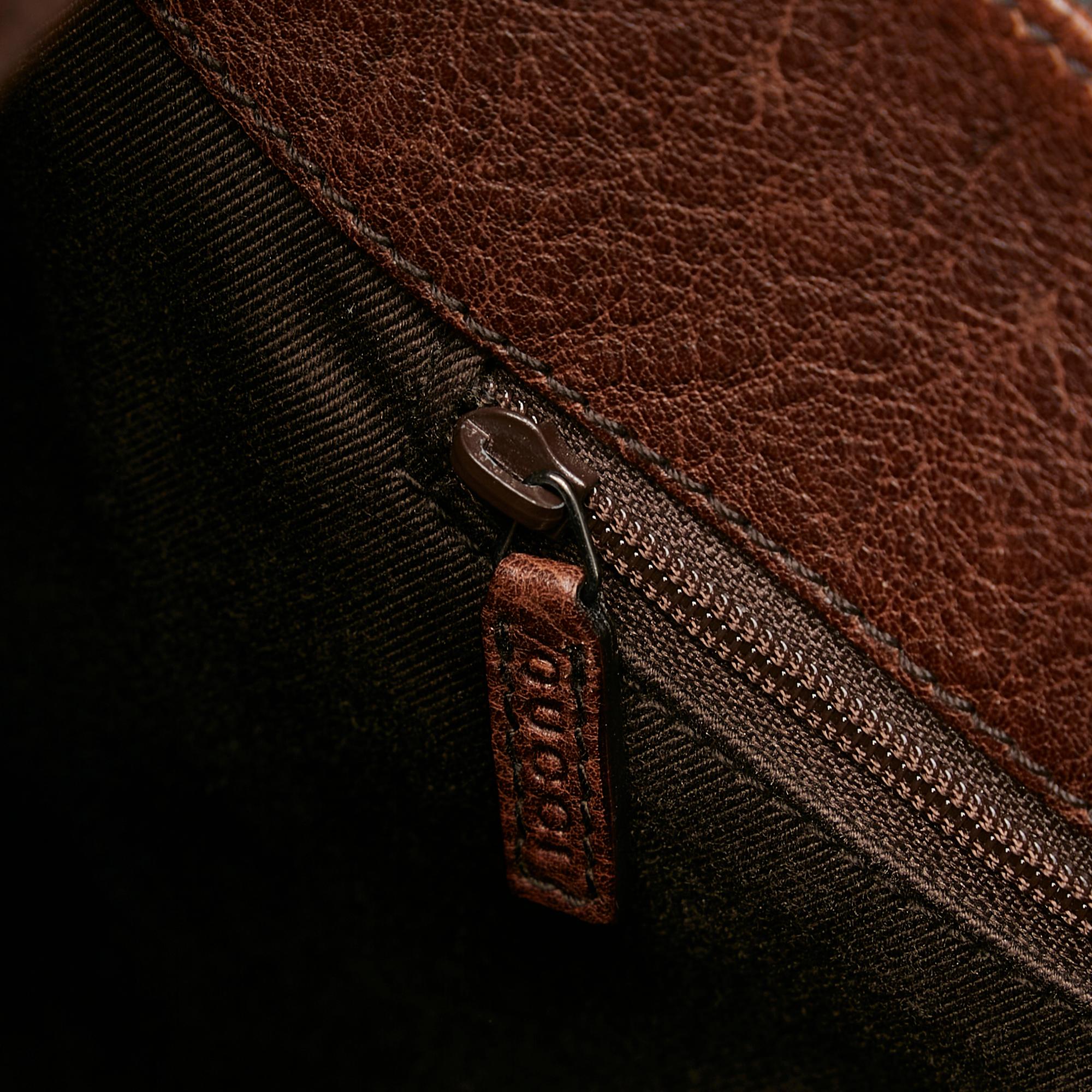 Gucci Gucci Canvas Horsebit Shoulder Bag (SHG-29071)