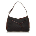 Gucci Gucci Canvas Horsebit Shoulder Bag (SHG-29071)