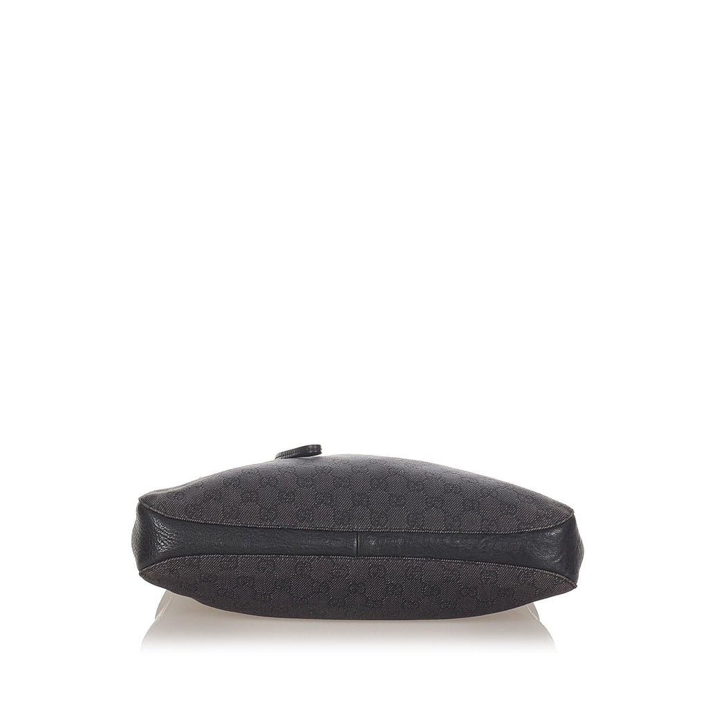 Gucci Gucci Canvas Horsebit Shoulder Bag (SHG-31966)