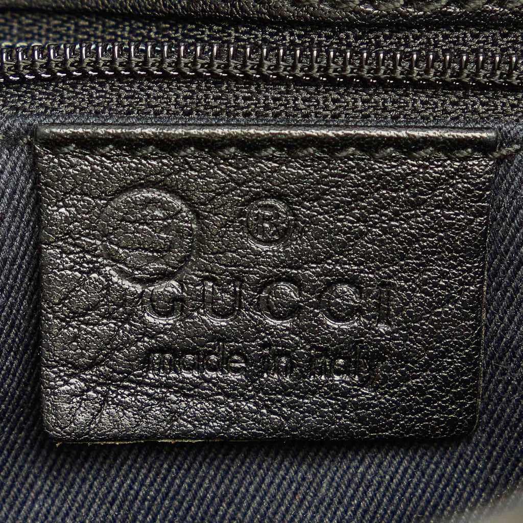 Gucci Gucci Canvas Horsebit Shoulder Bag (SHG-31966)